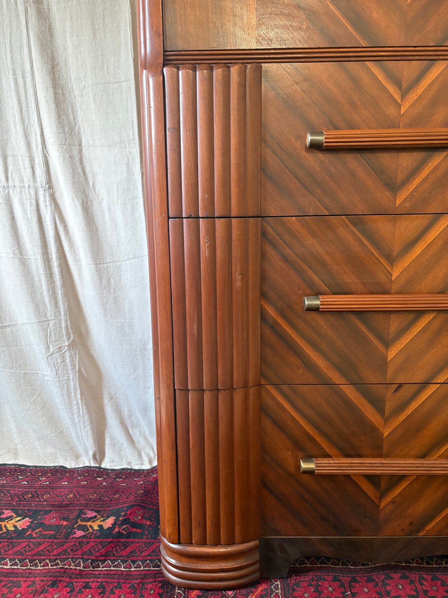Art Deco Tall Dresser