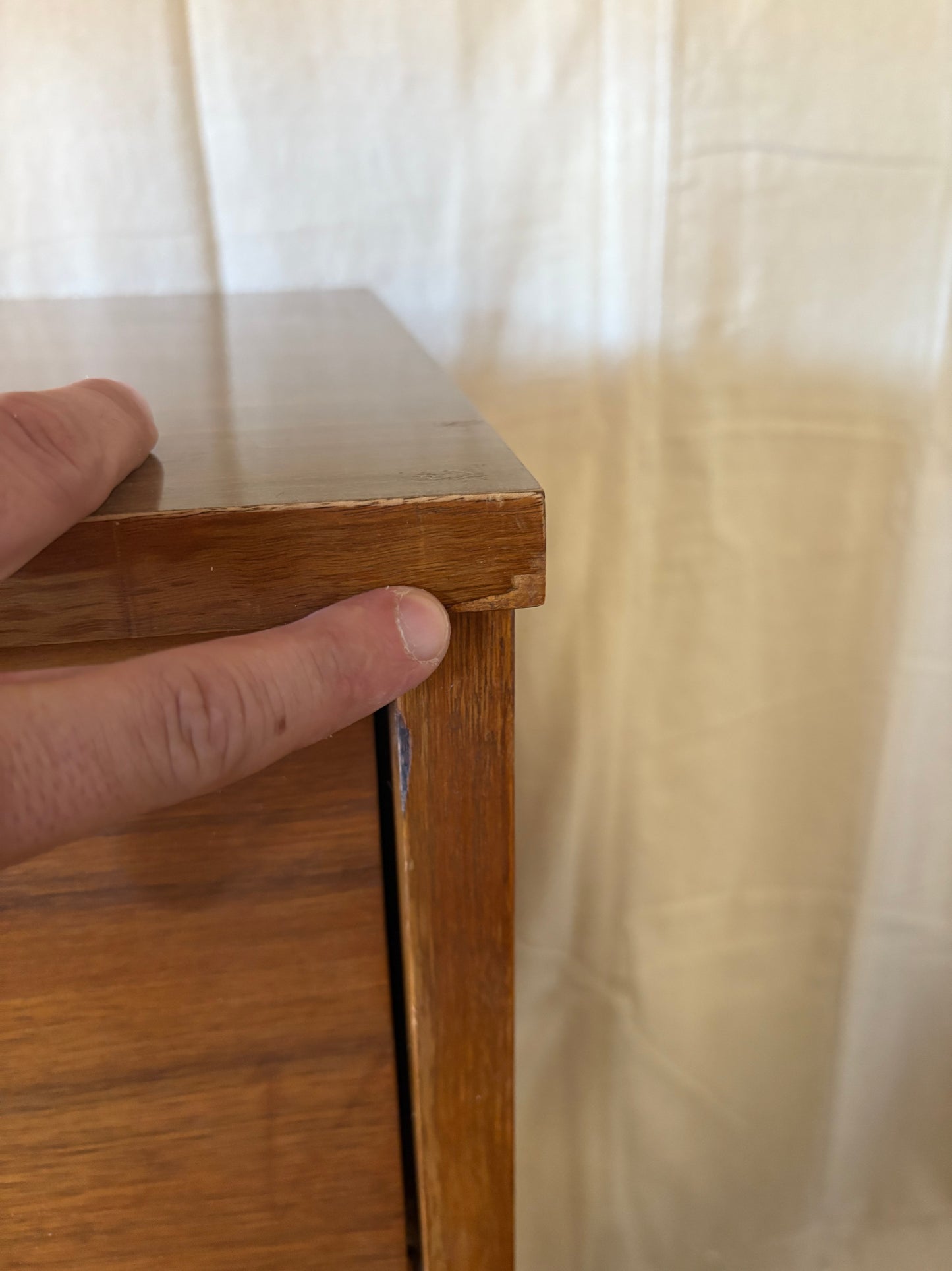 Louver-Front Tall Chest