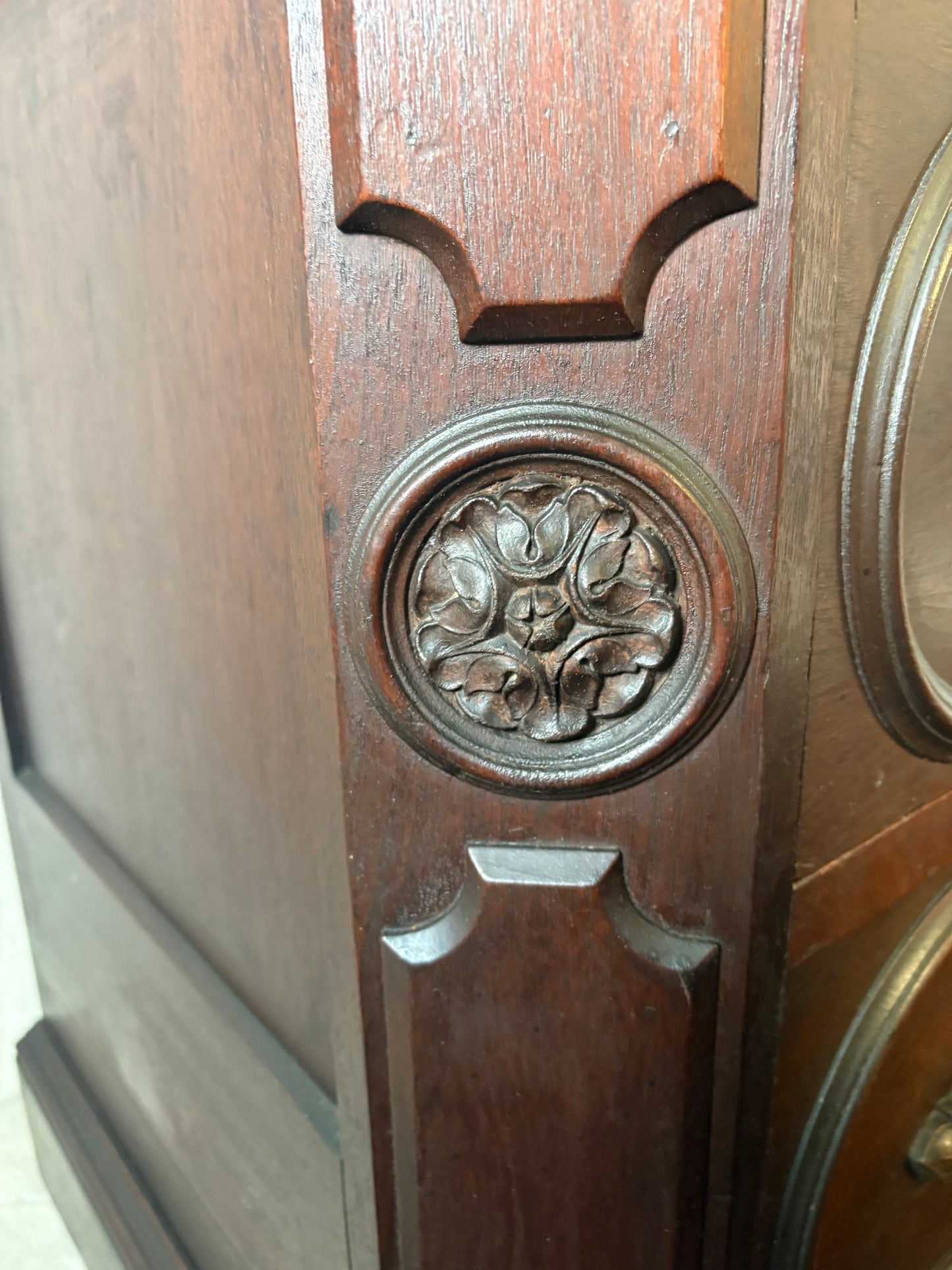 Victorian Walnut Dresser with Mirror