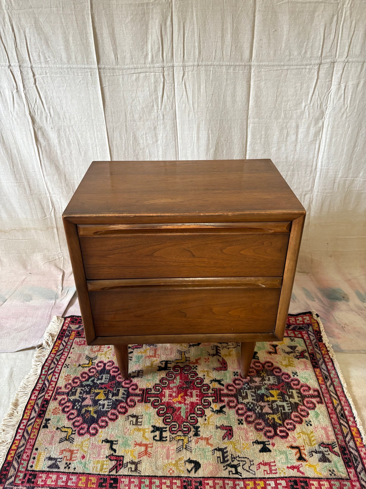 MCM Walnut Nightstand