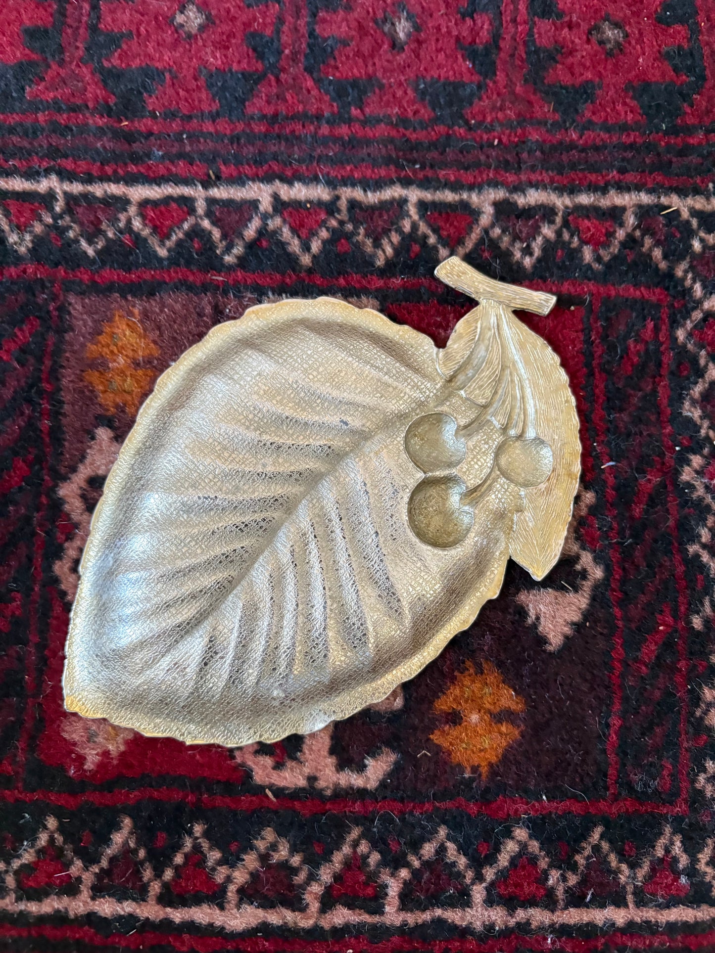 Art Deco Silver-Plated Leaf Dish