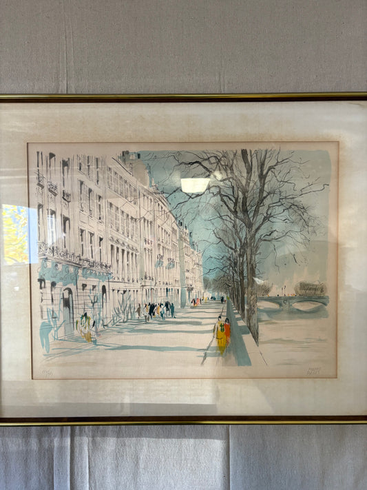 “Quai d’Orléans” Signed Print