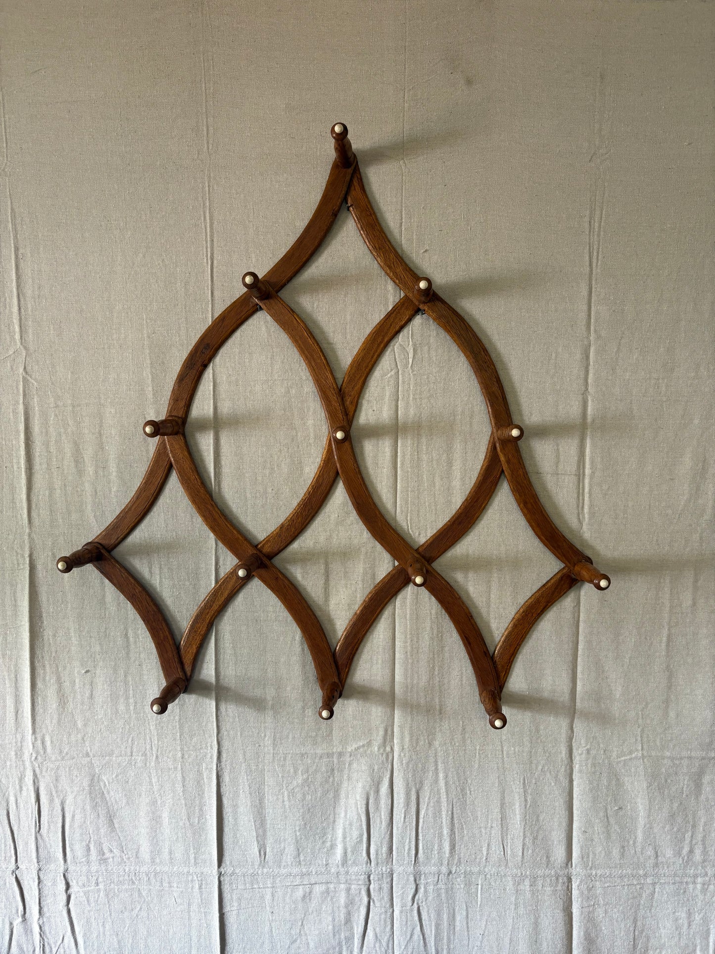 French Accordion Coat Rack