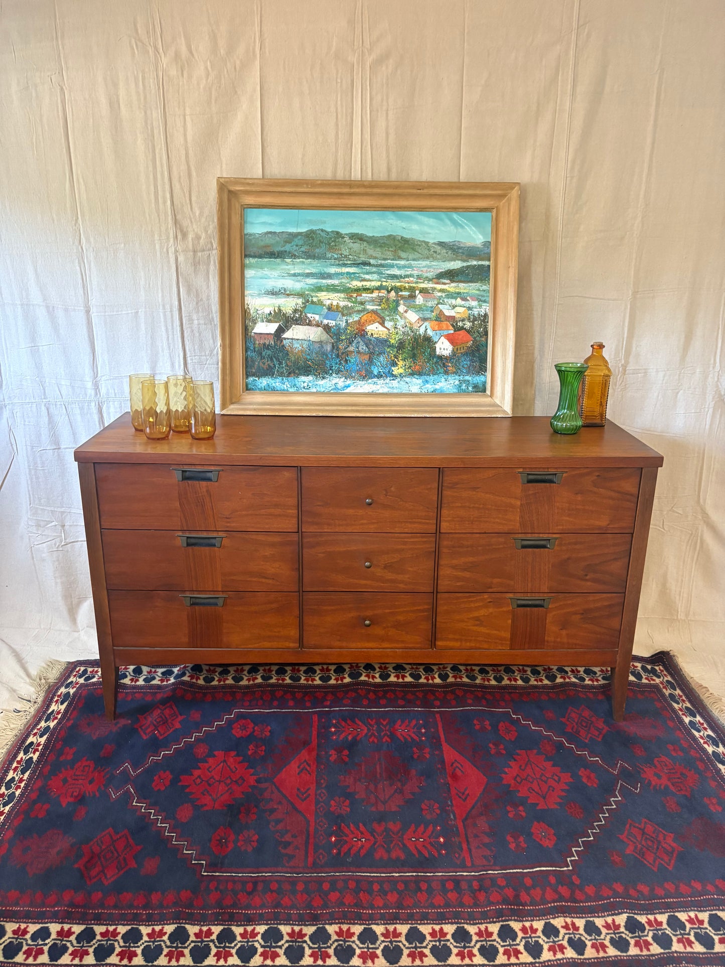 MCM Nine-Drawer Low Chest