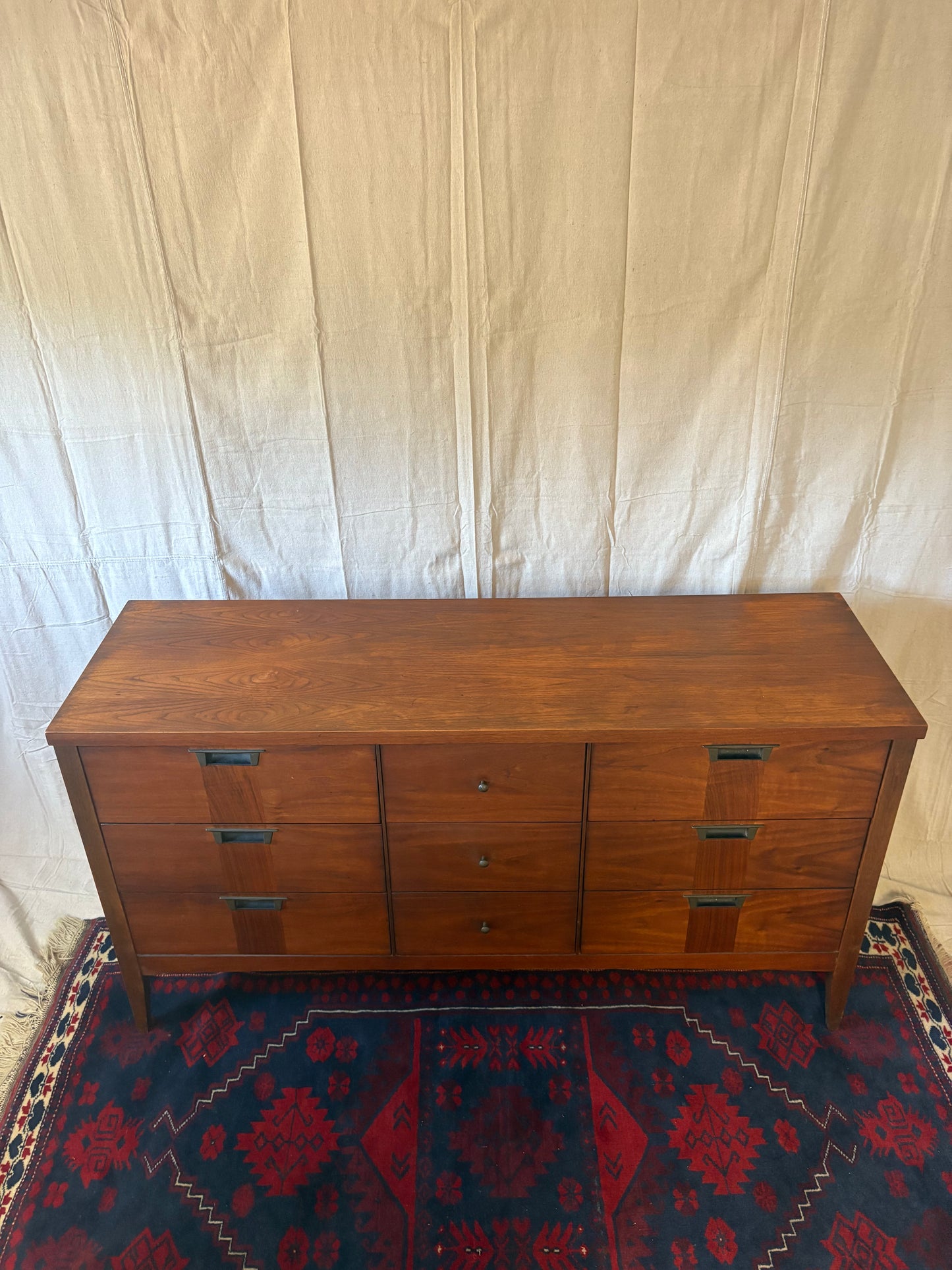 MCM Nine-Drawer Low Chest