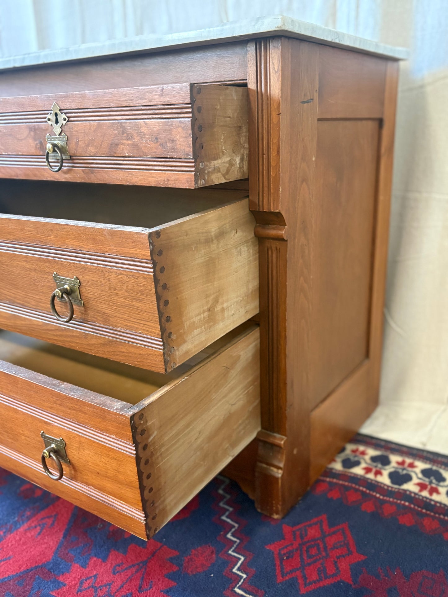 Marble Top Chest of Drawers