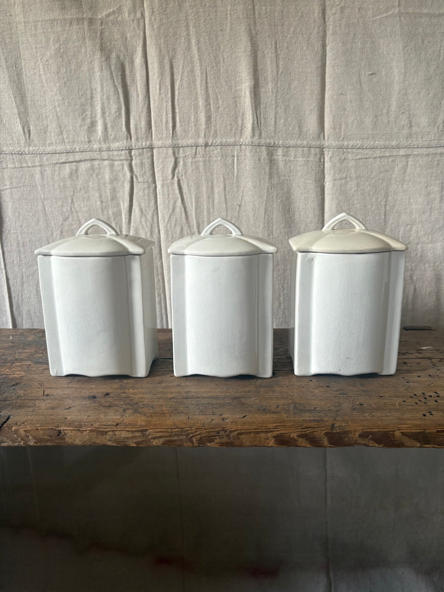 Belgian Ceramic Canister Set