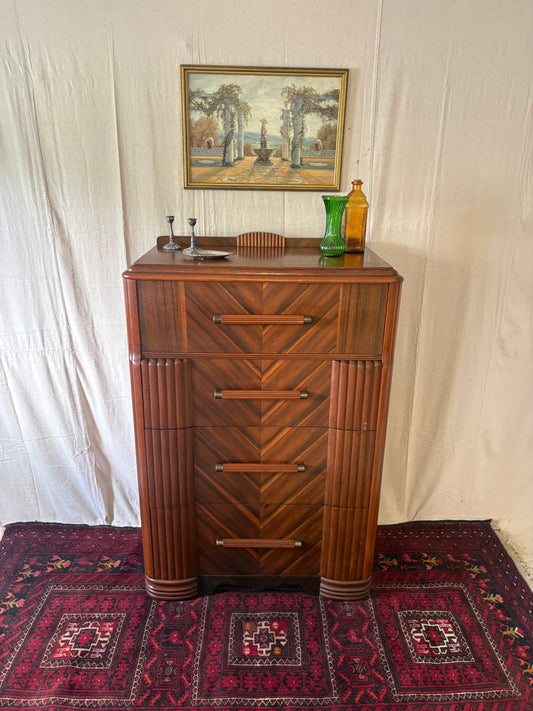 Art Deco Tall Dresser