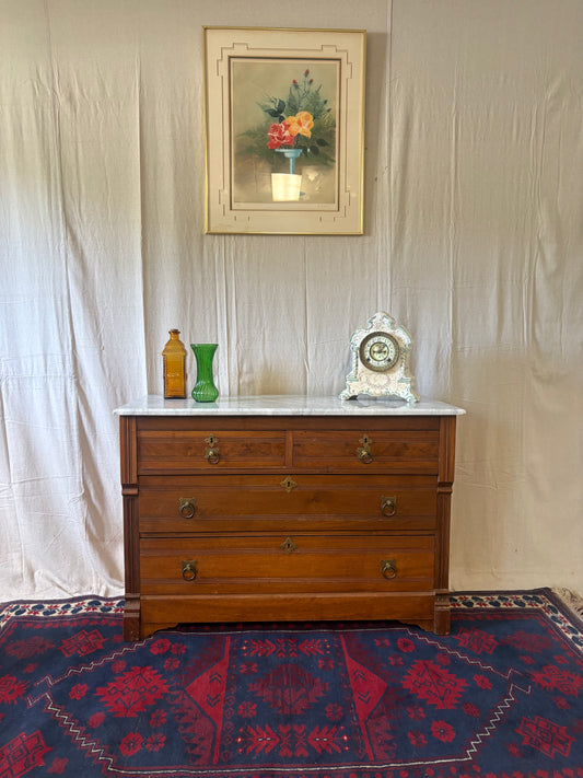 Marble Top Chest of Drawers