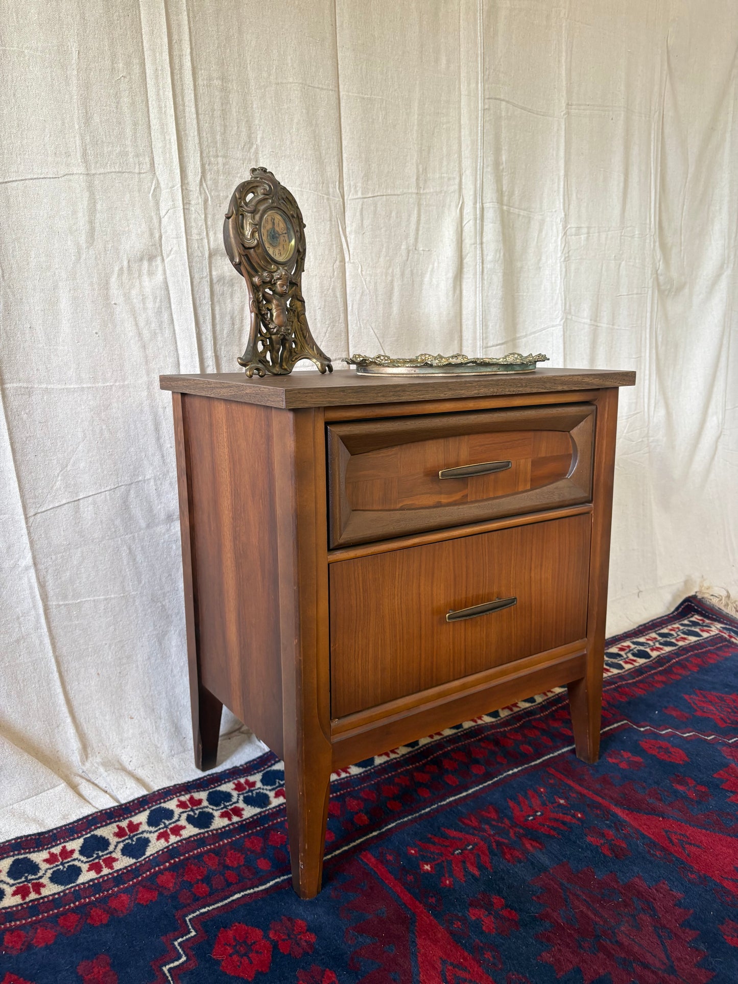 Midcentury Walnut Nightstand