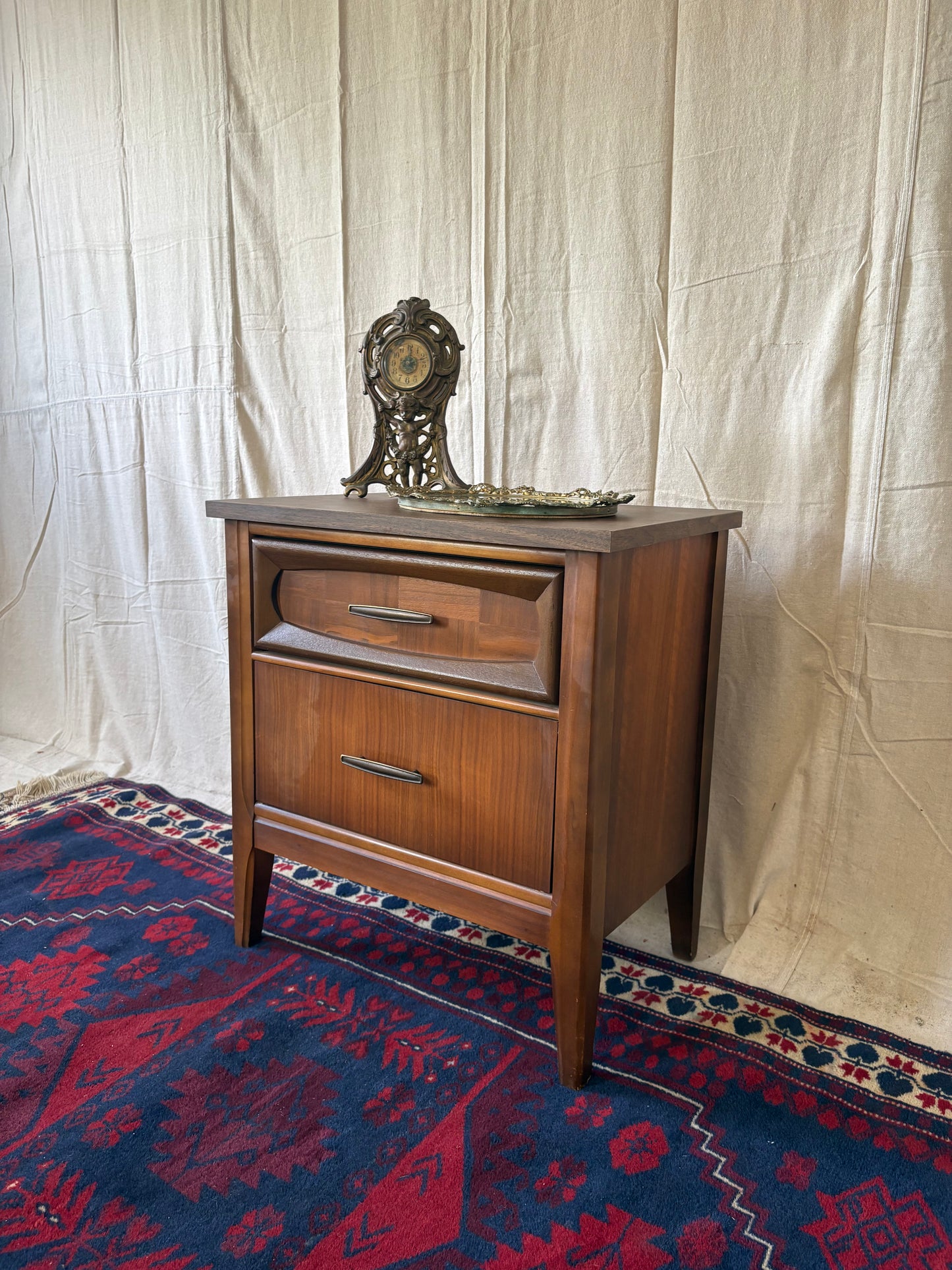 Midcentury Walnut Nightstand