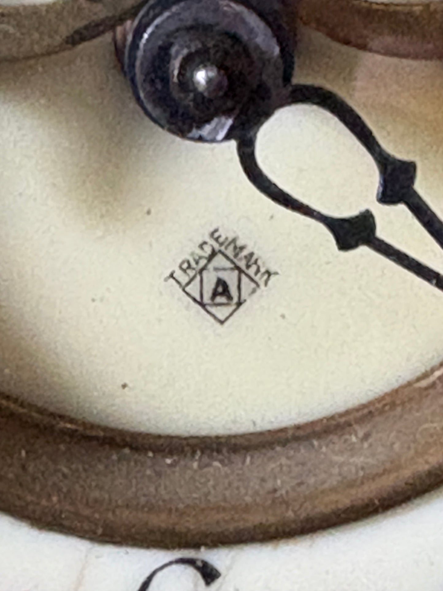 Ansonia Porcelain Mantle Clock