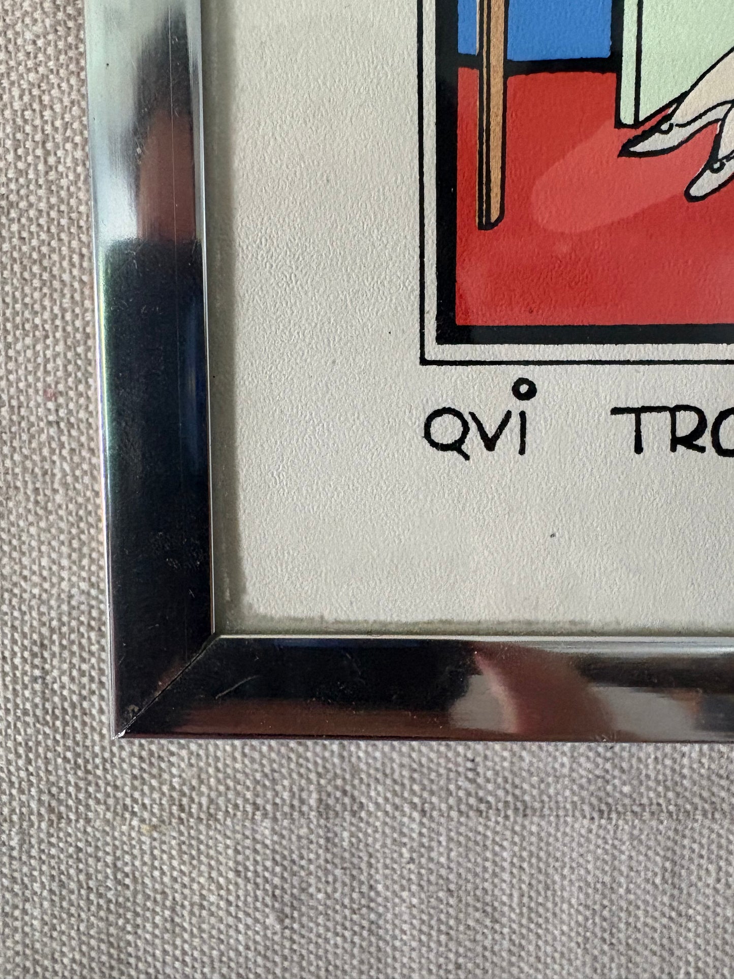 “Qui Trop Embrasse…M…” Print