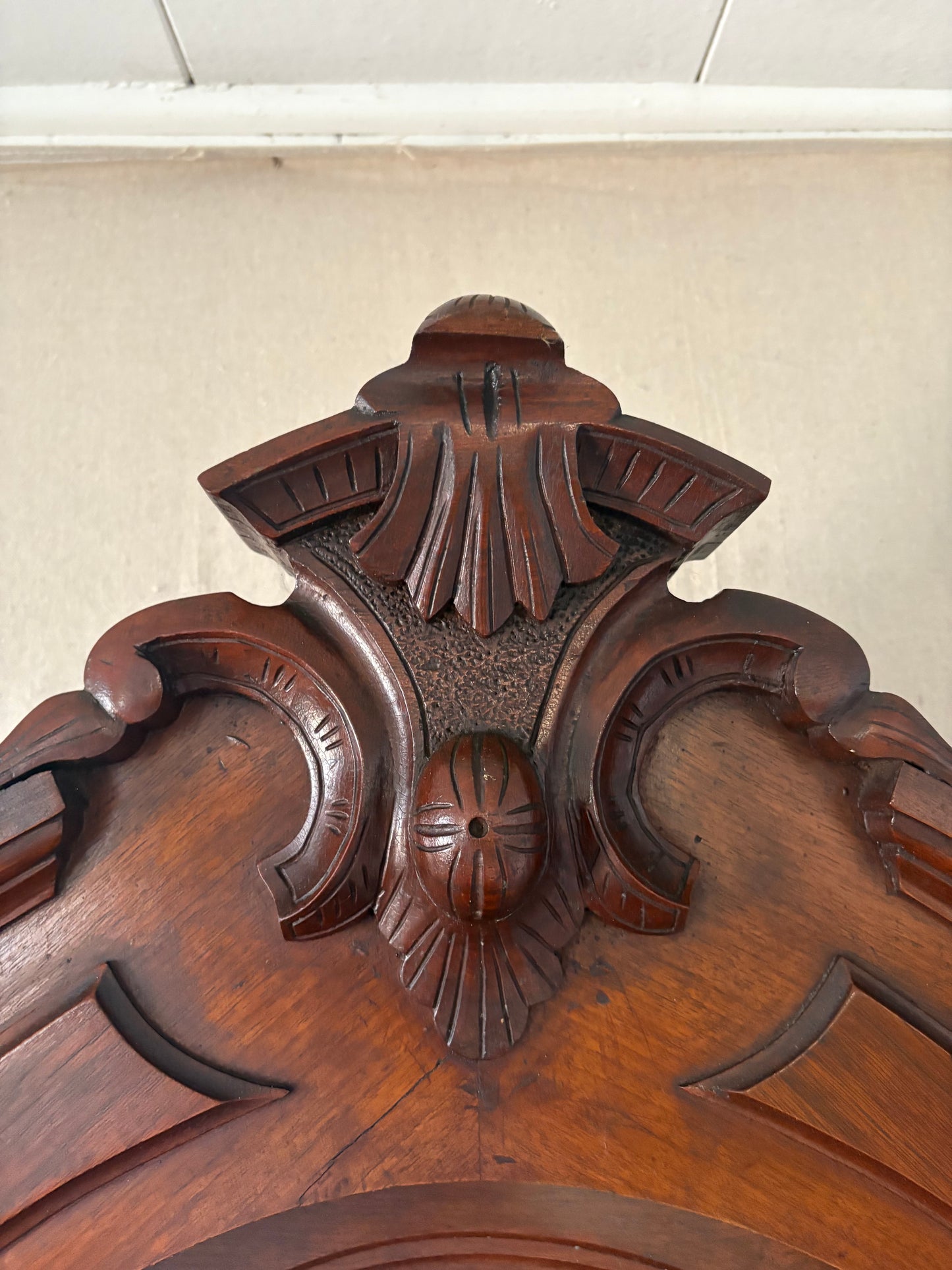 Victorian Walnut Dresser with Mirror
