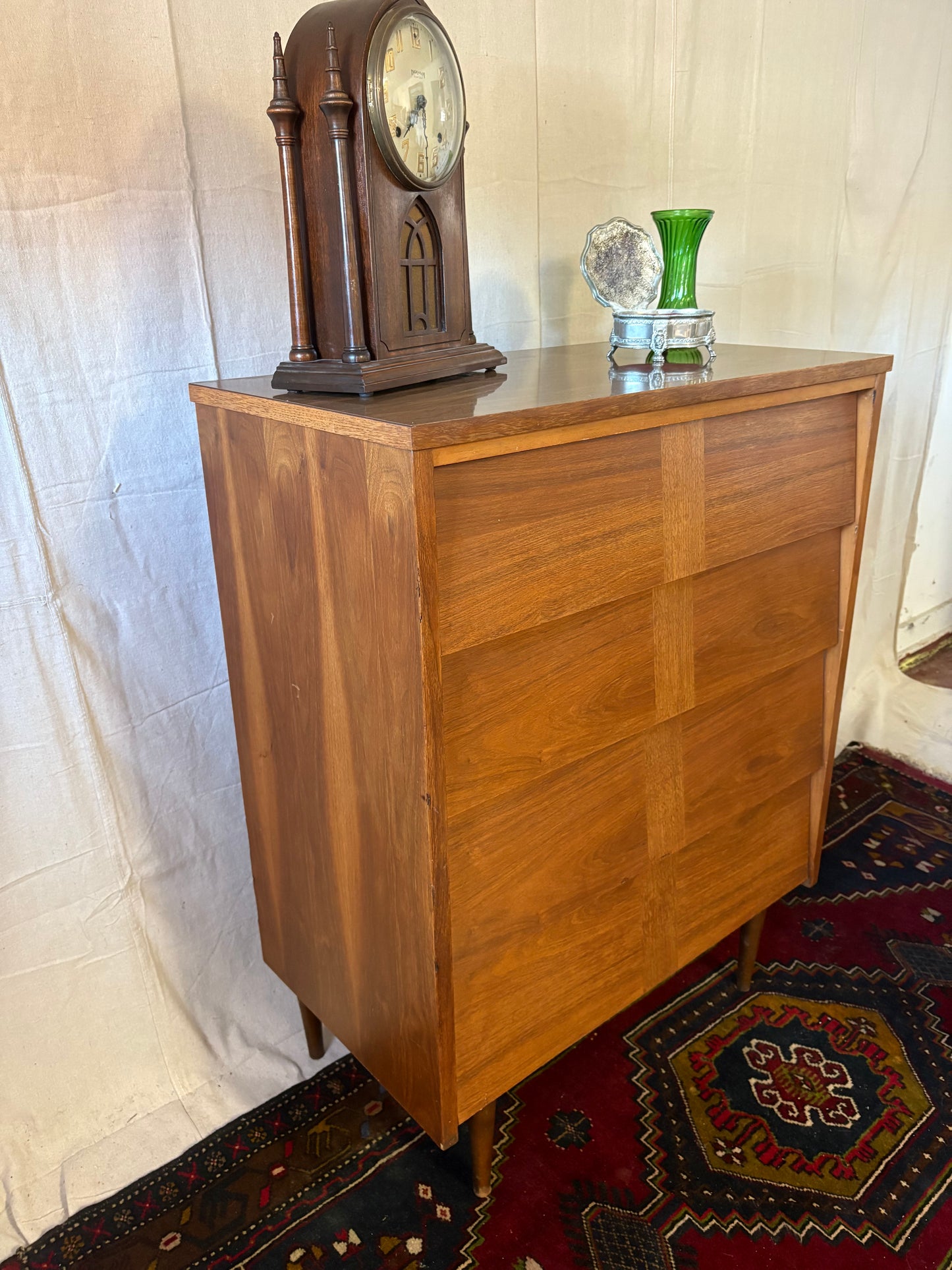 Louver-Front Tall Chest