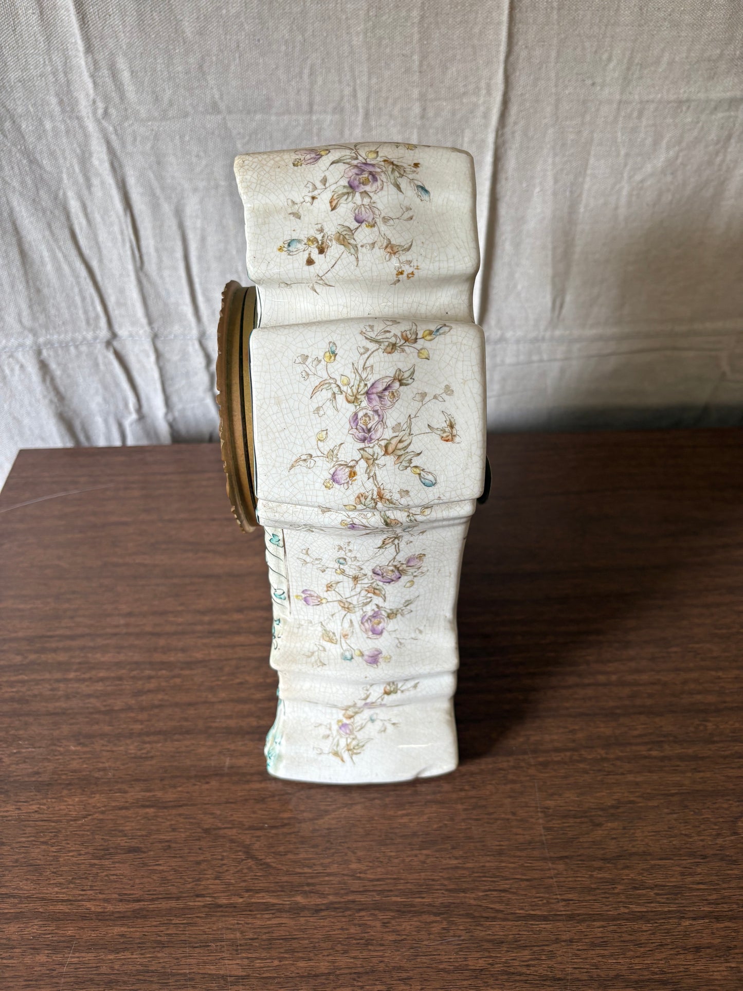 Ansonia Porcelain Mantle Clock