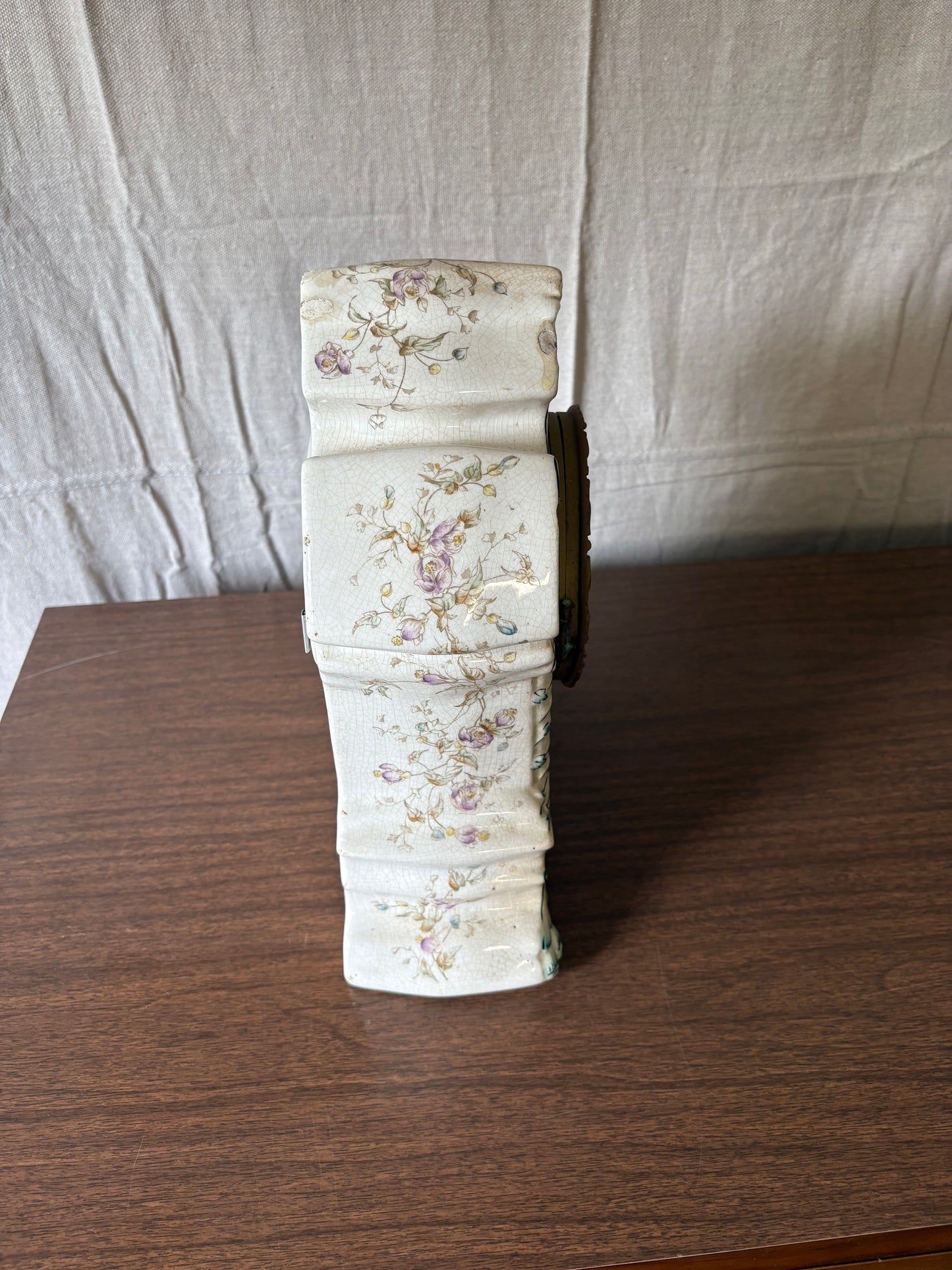 Ansonia Porcelain Mantle Clock