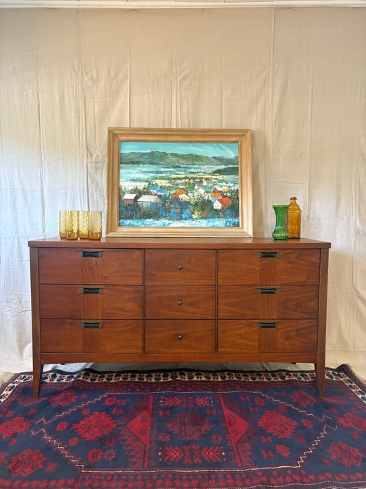 MCM Nine-Drawer Low Chest