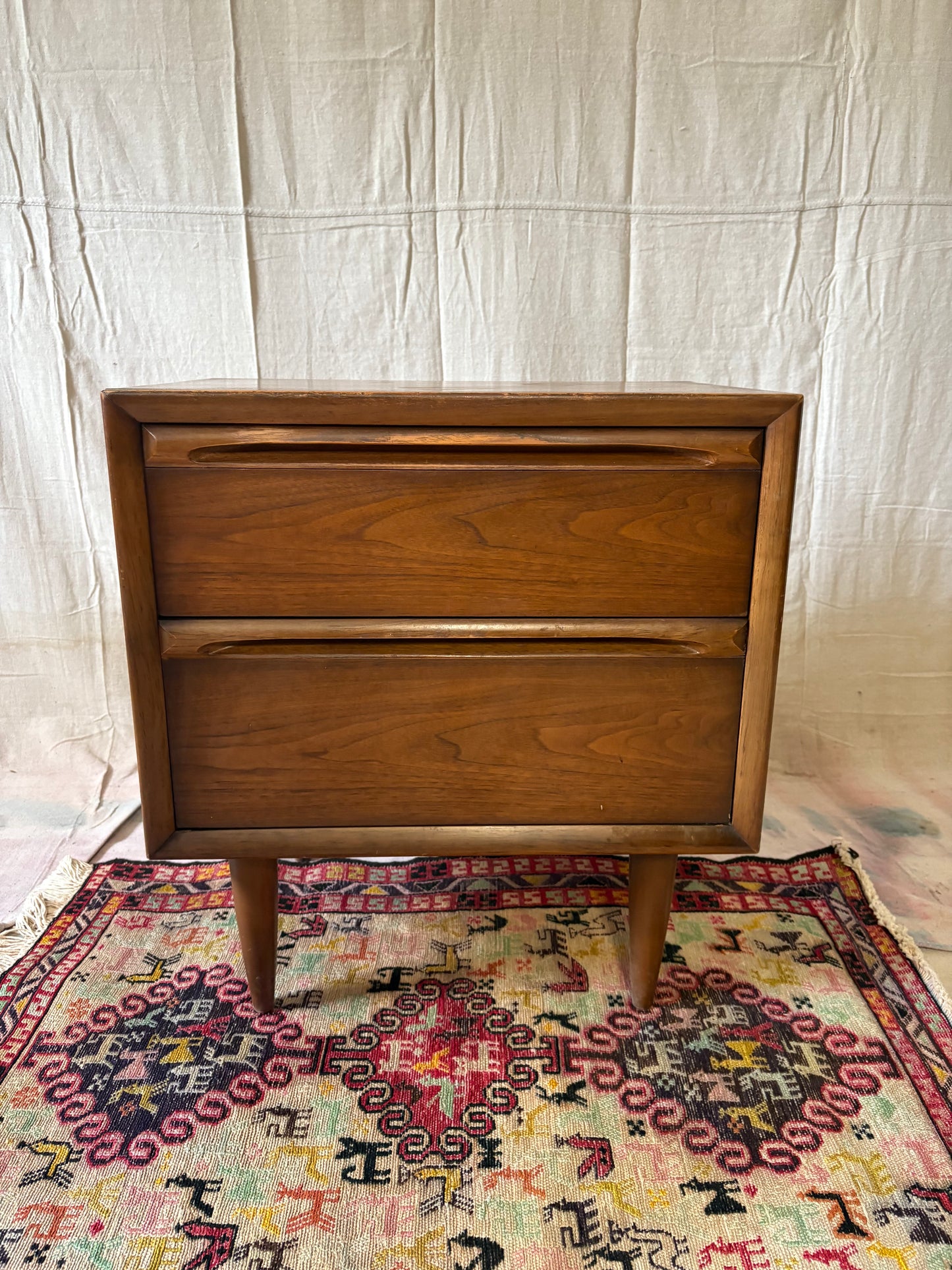 MCM Walnut Nightstand