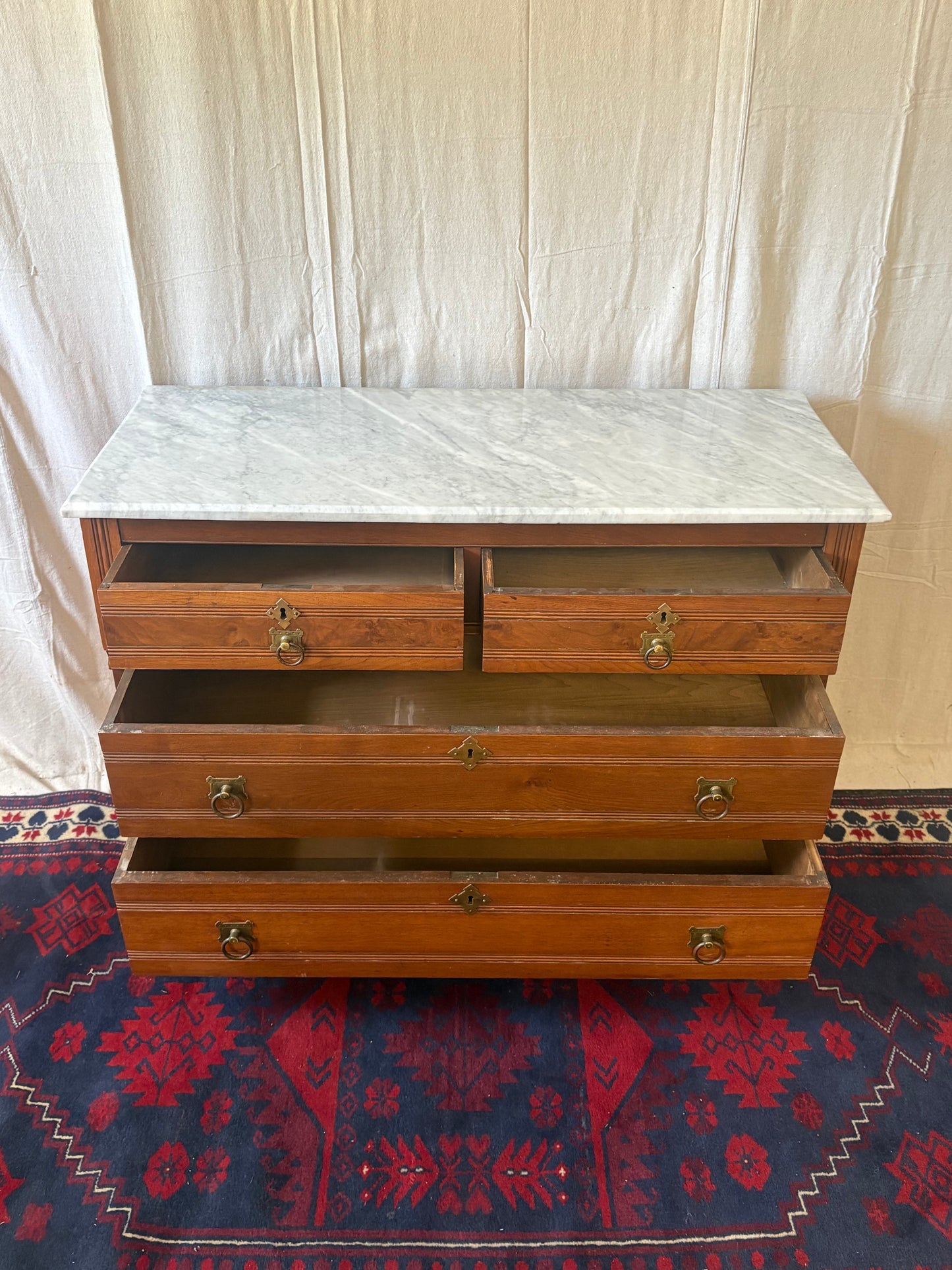 Marble Top Chest of Drawers