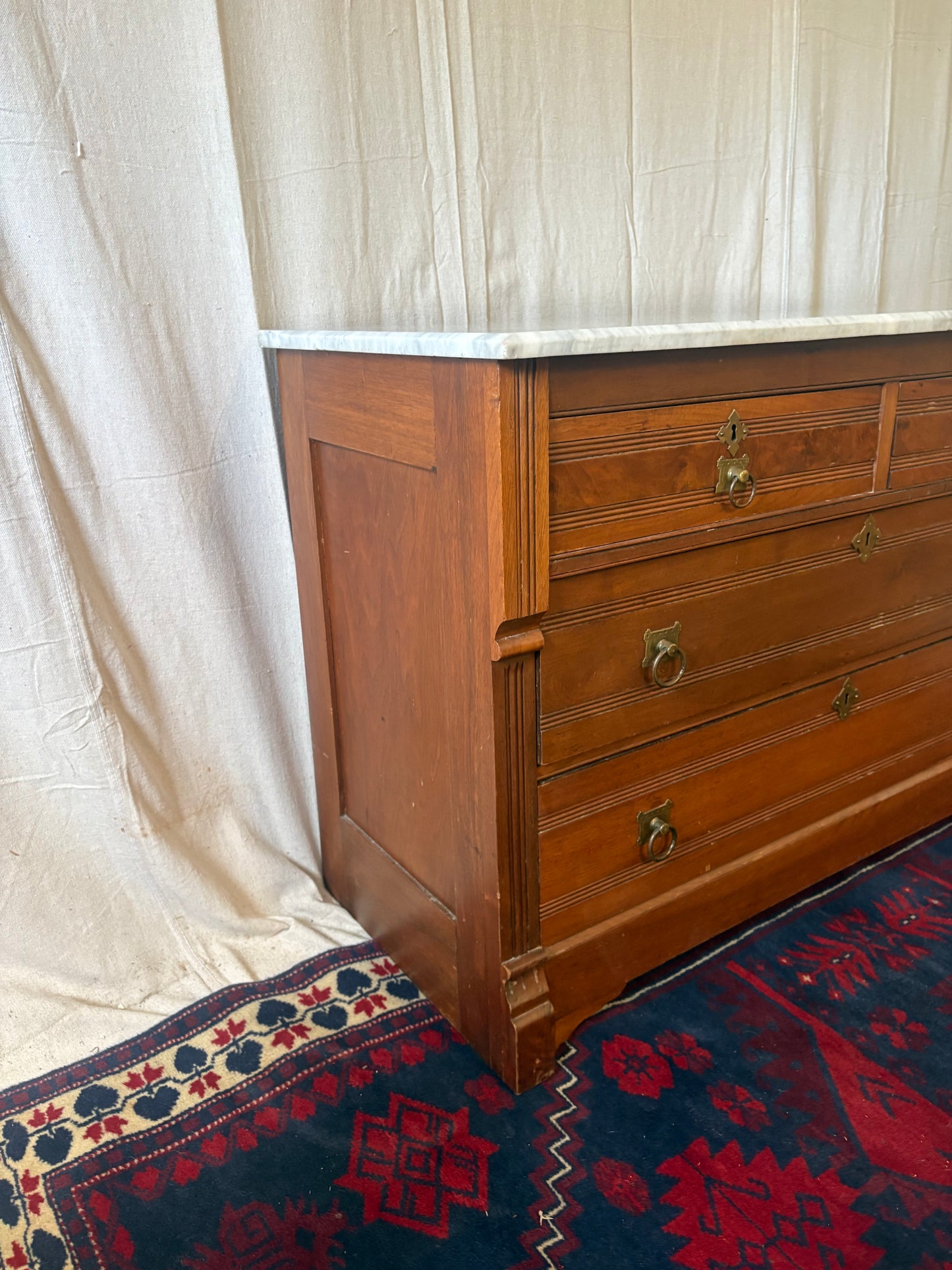 Marble Top Chest of Drawers