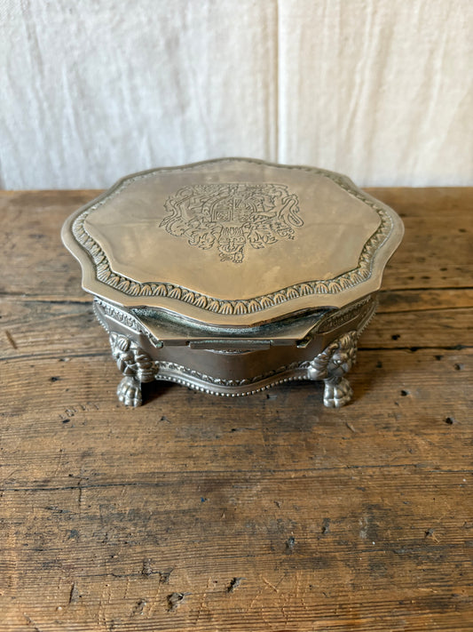 British Royal Arms Jewelry Box