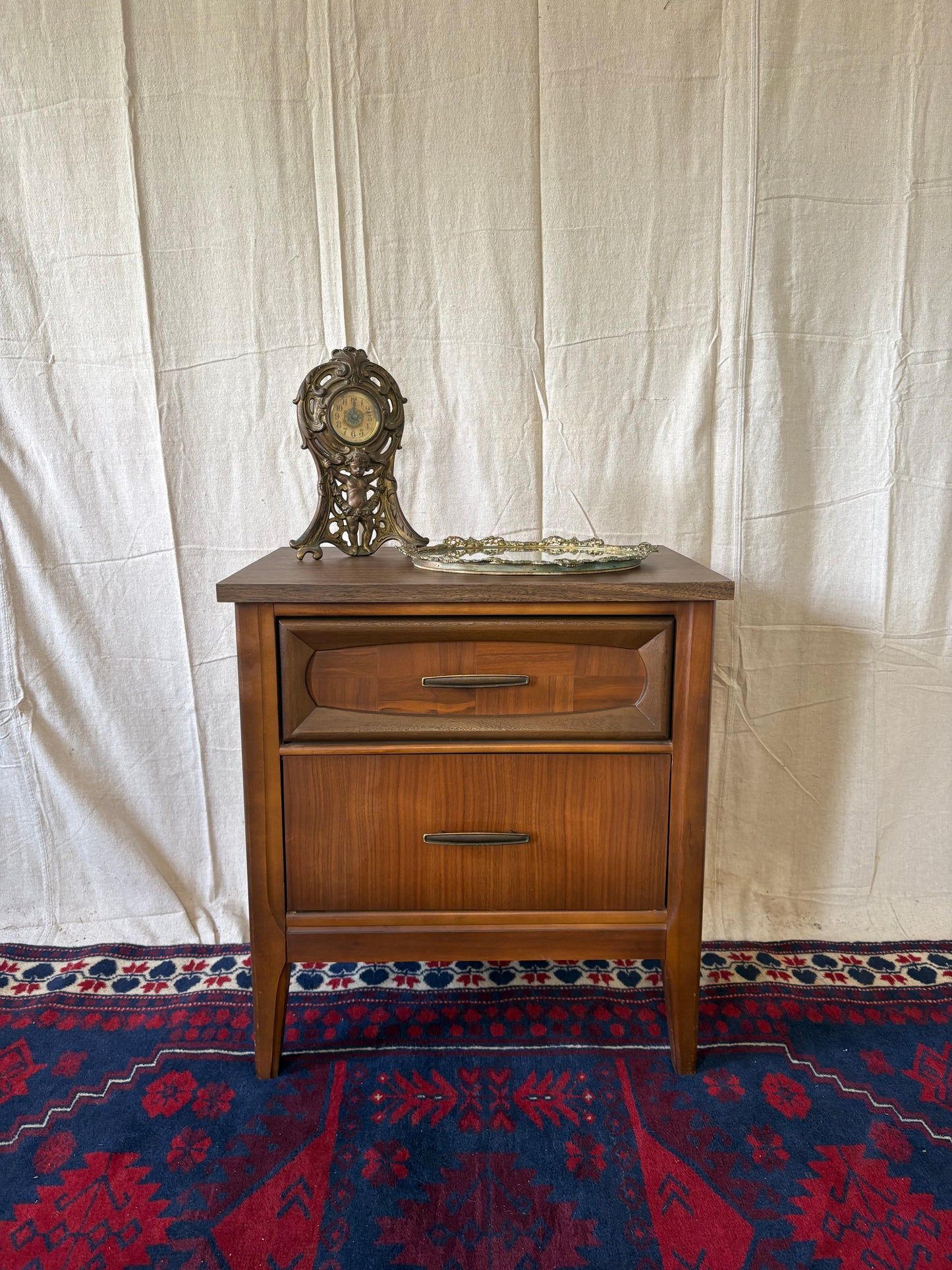 Midcentury Walnut Nightstand