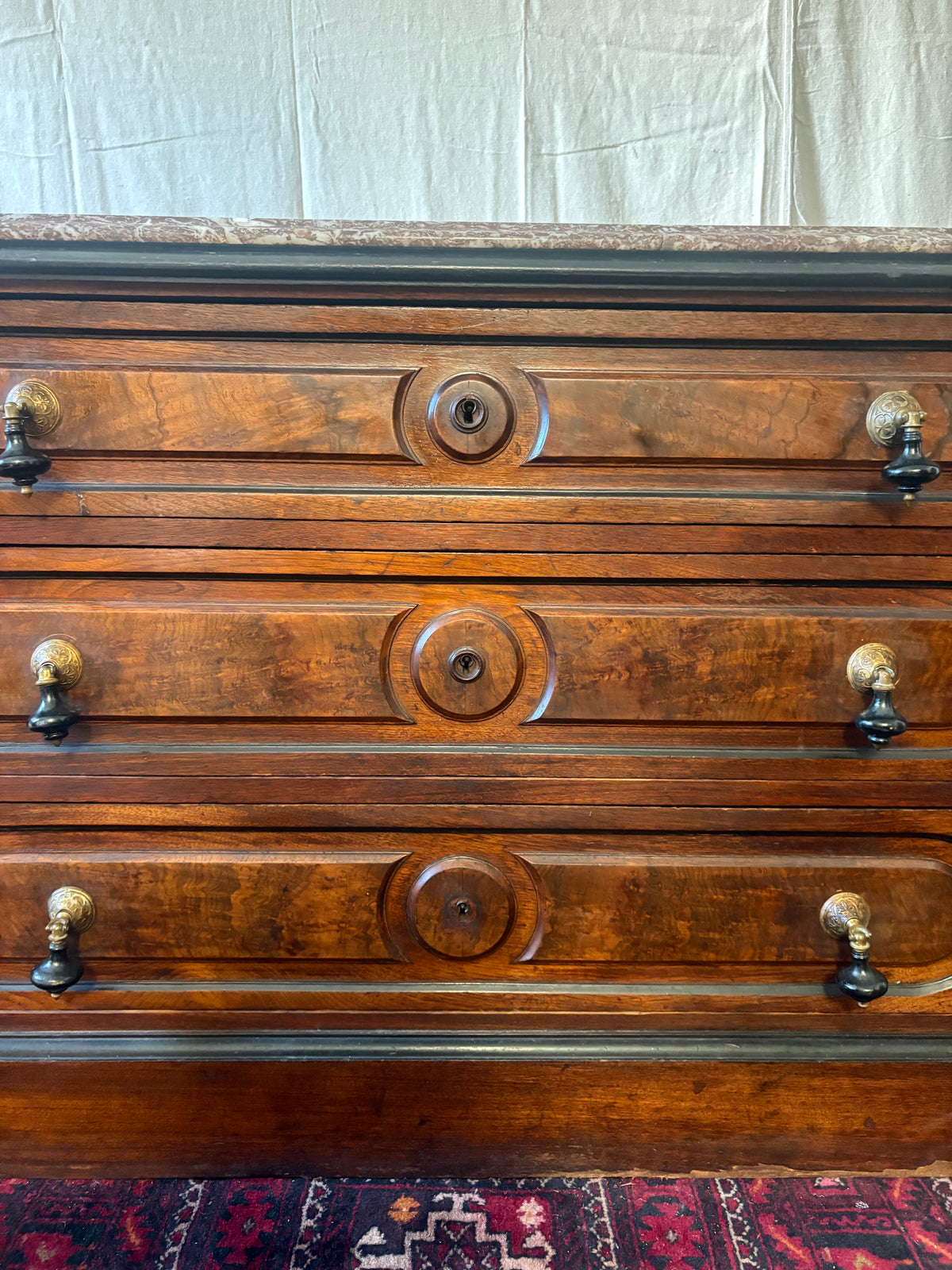 Marble-Top Chest of Drawers