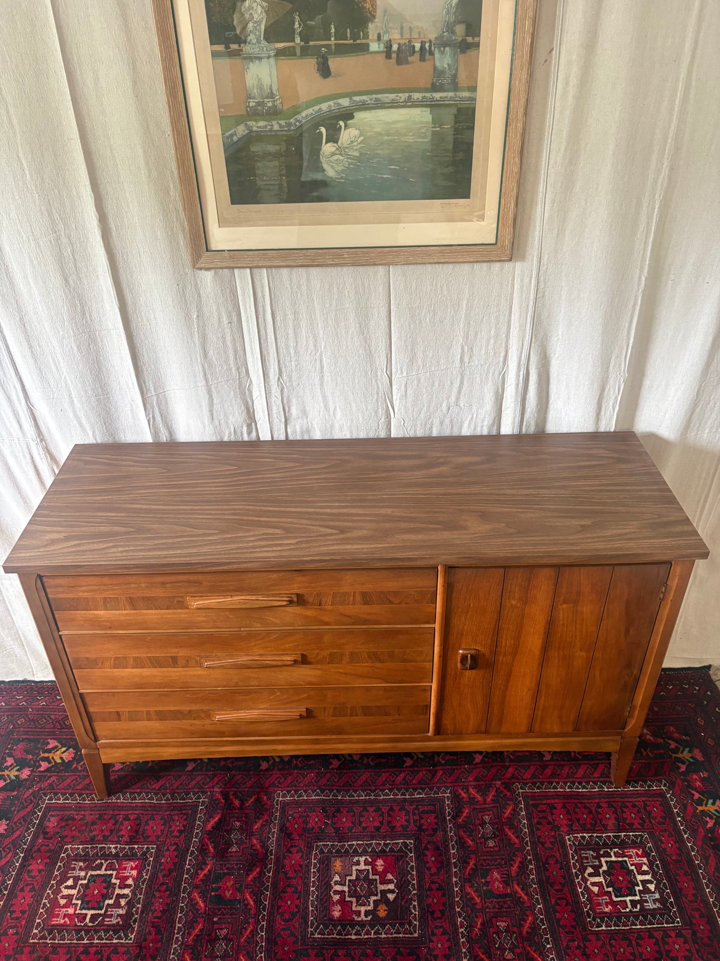 Midcentury Walnut Sideboard