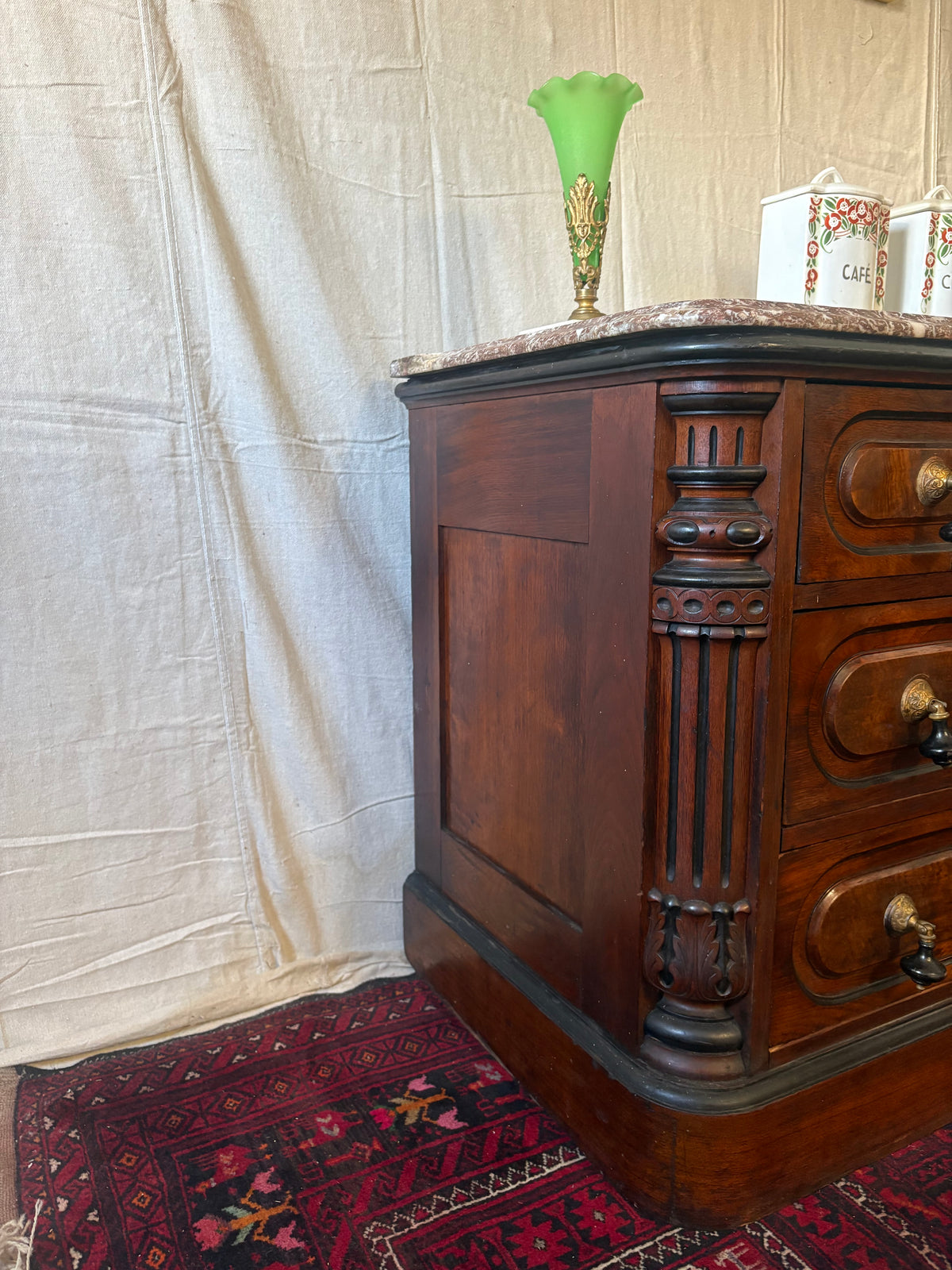 Marble-Top Chest of Drawers