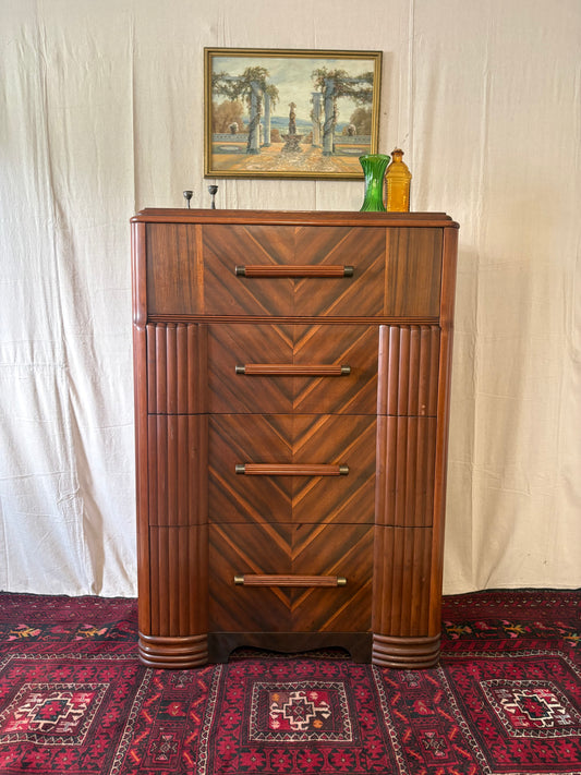 Art Deco Tall Dresser
