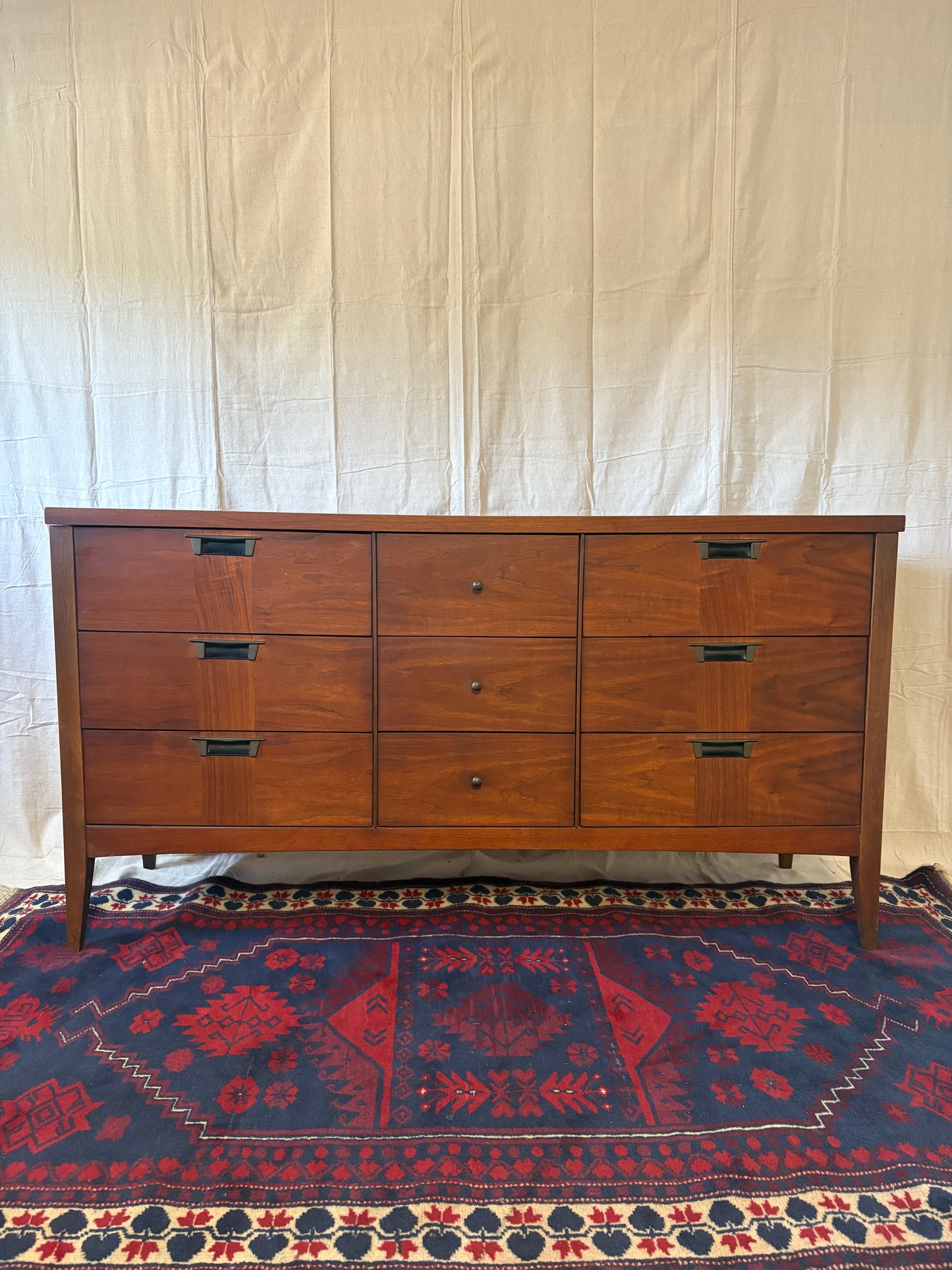 MCM Nine-Drawer Low Chest