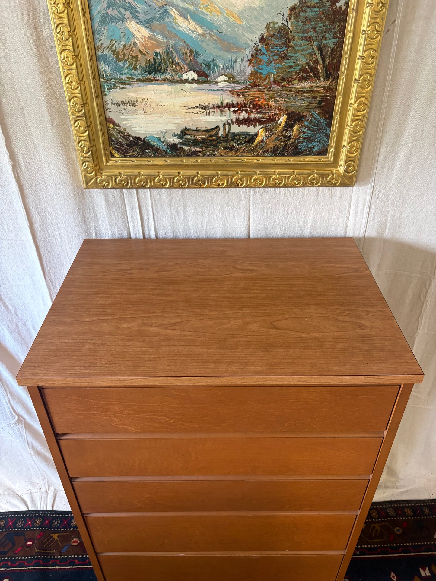 Petite Midcentury Tall Chest