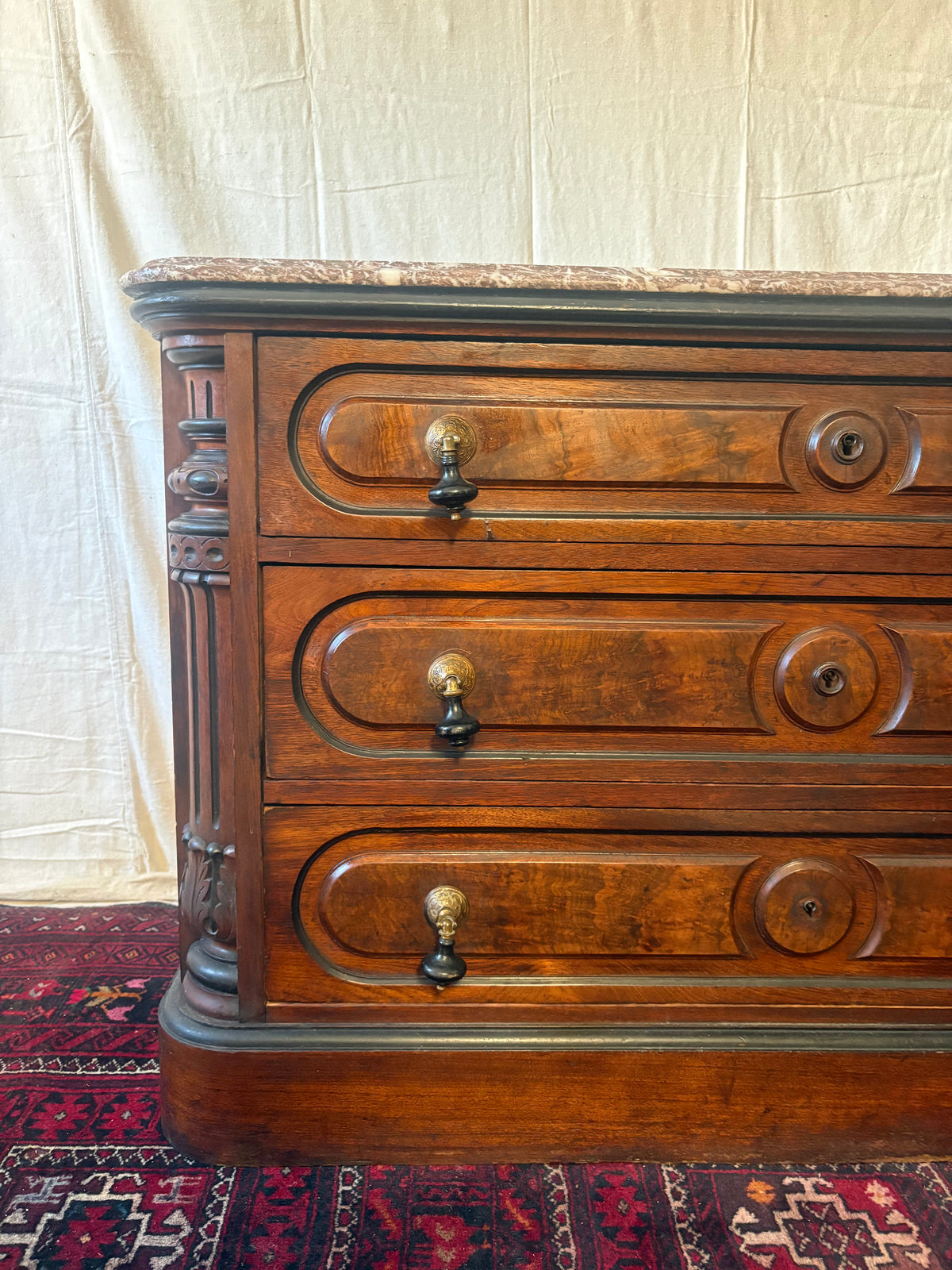 Marble-Top Chest of Drawers