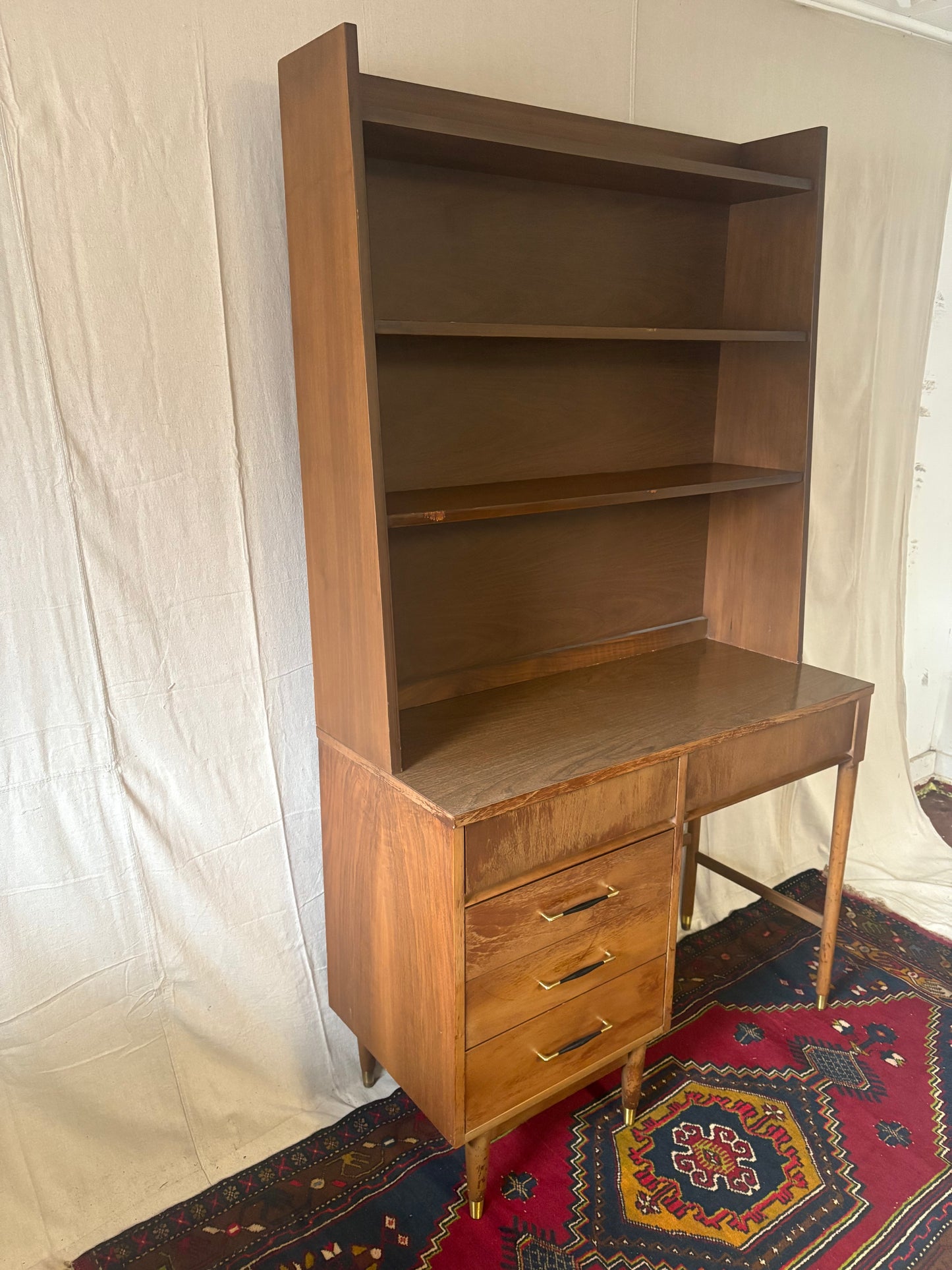 Classic MCM Desk w/ Shelf