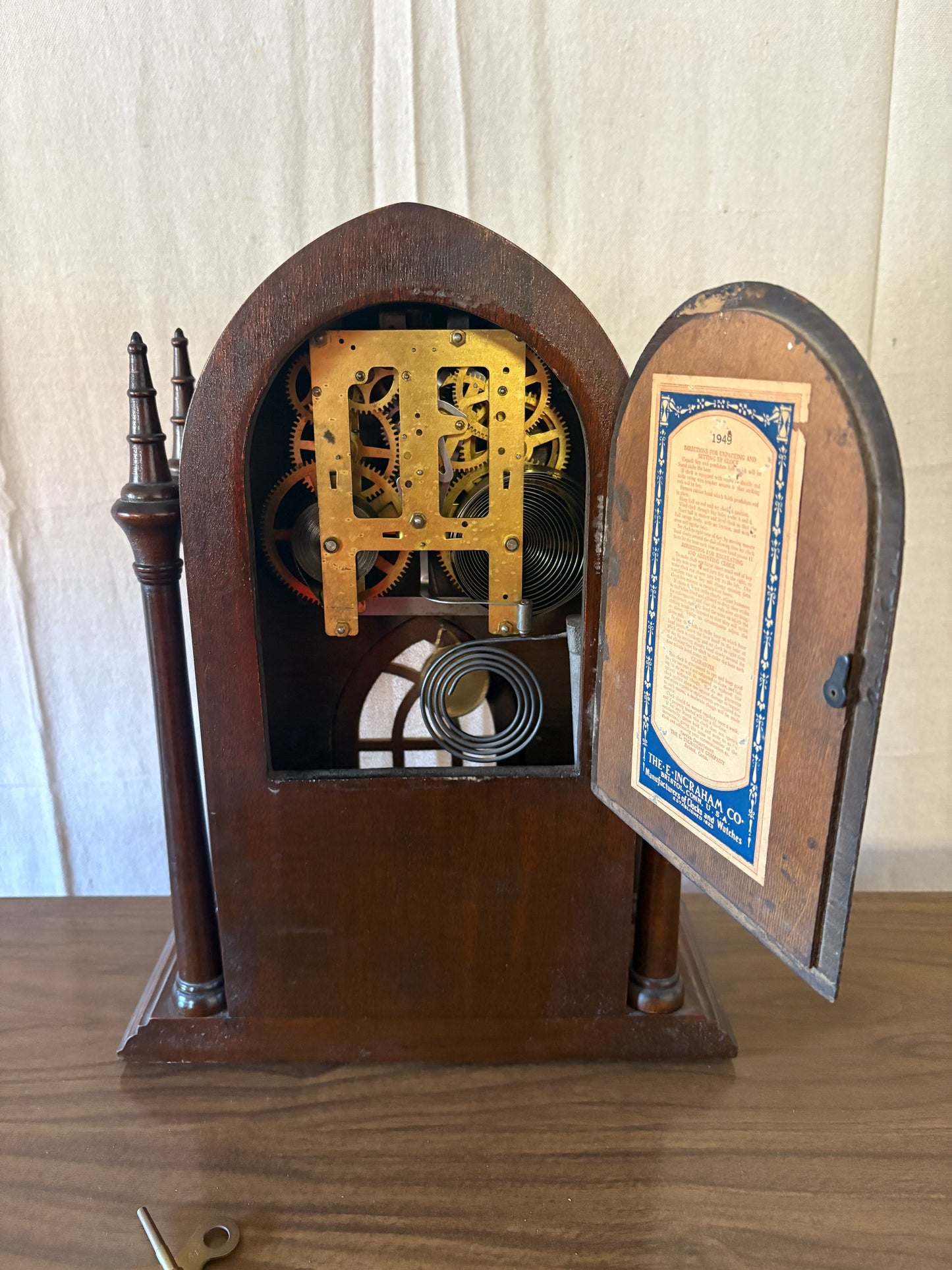 Ingraham 8-Day Mantle Clock