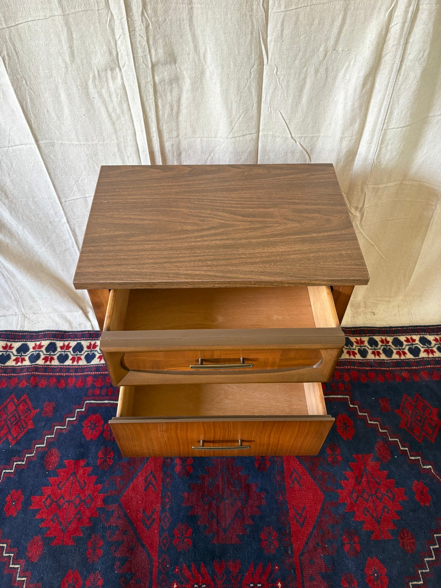 Midcentury Walnut Nightstand