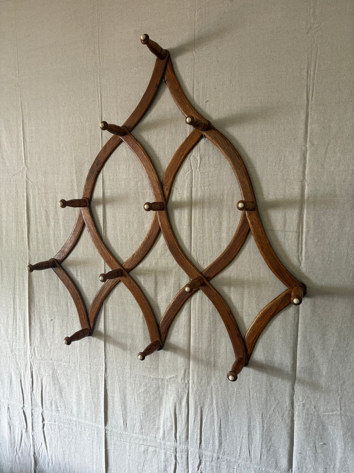 French Accordion Coat Rack