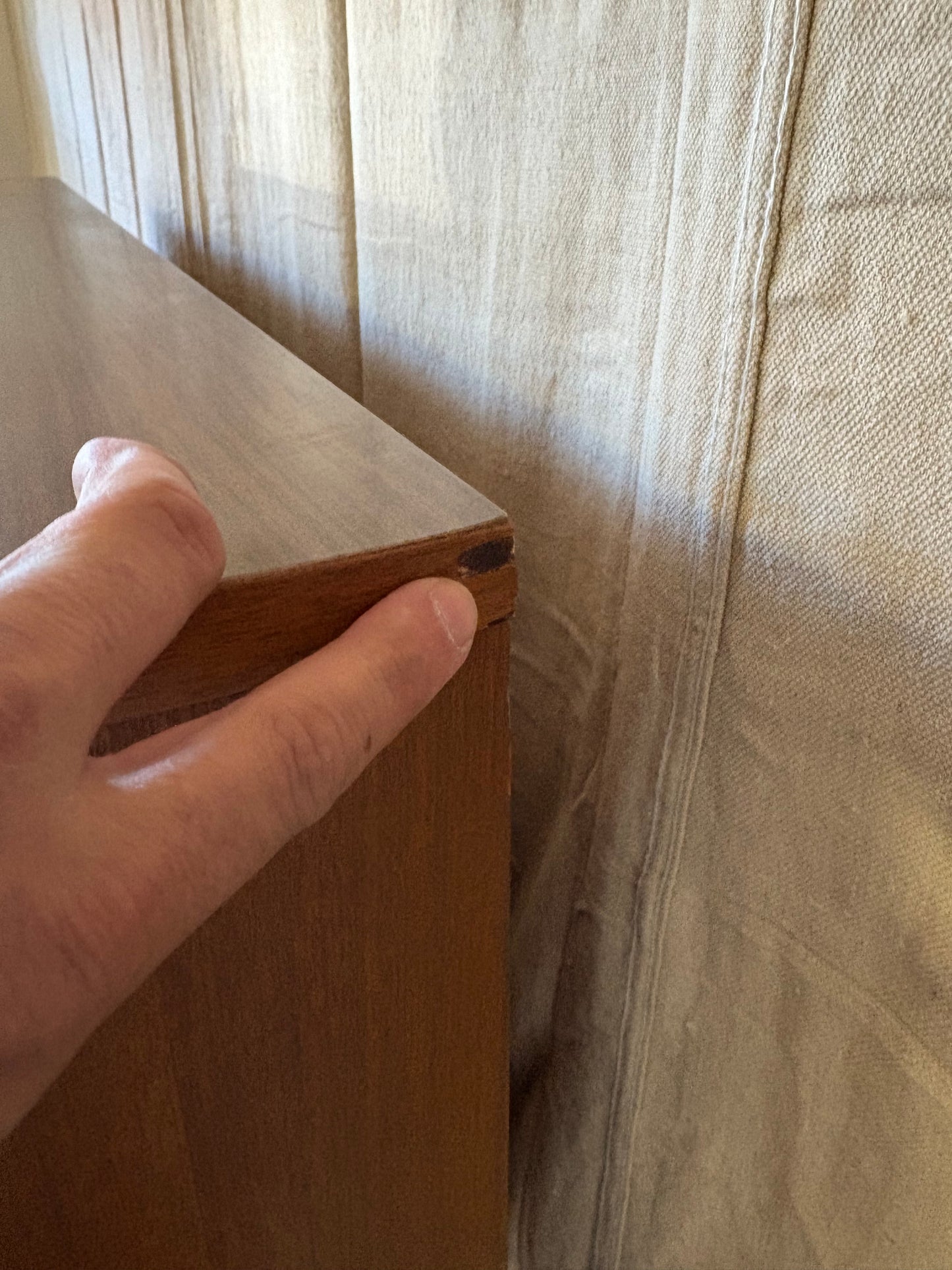 MCM Brass-Pull Tall Chest