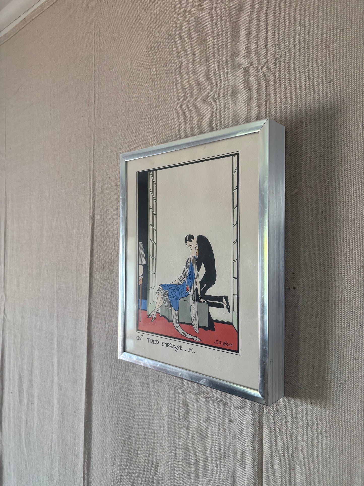 “Qui Trop Embrasse…M…” Print