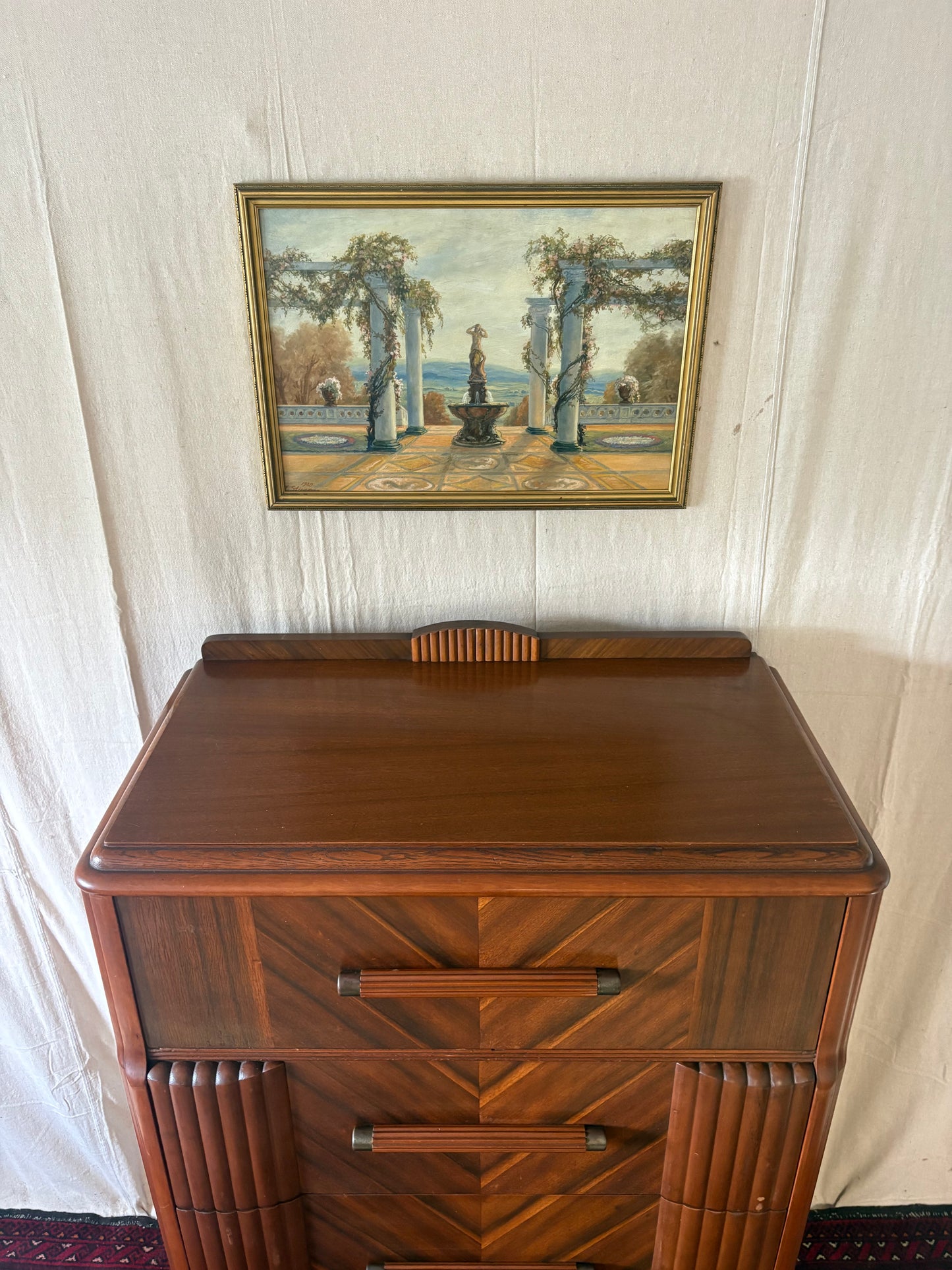Art Deco Tall Dresser