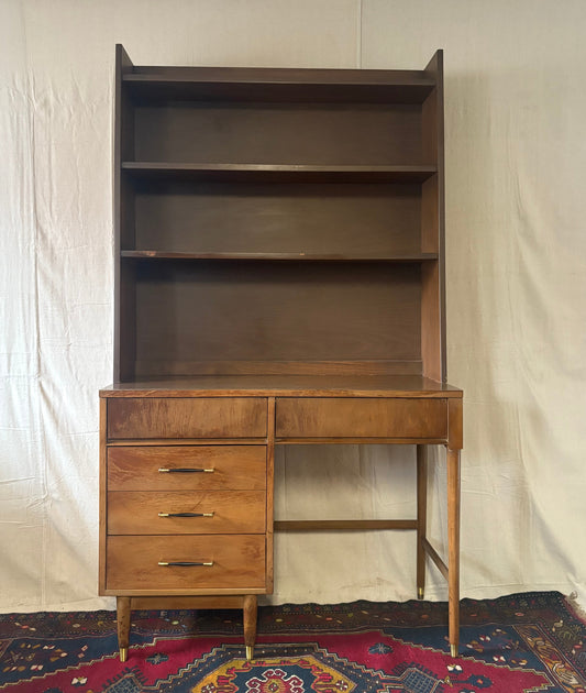 Classic MCM Desk w/ Shelf