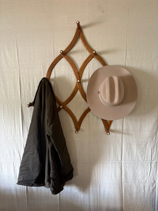 French Accordion Coat Rack