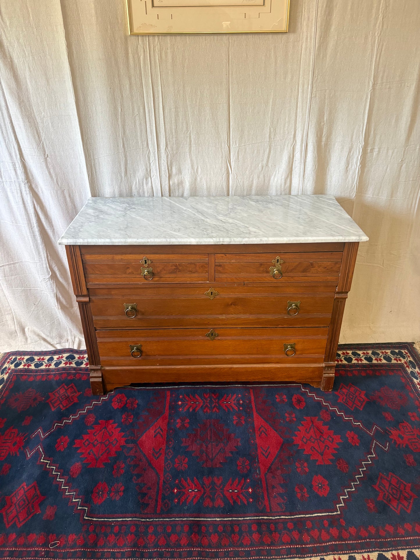 Marble Top Chest of Drawers
