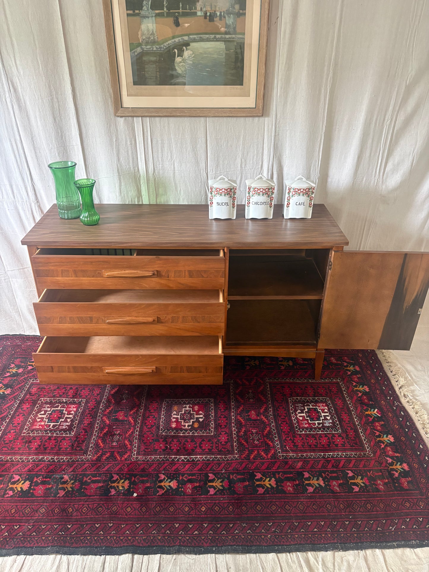 Midcentury Walnut Sideboard