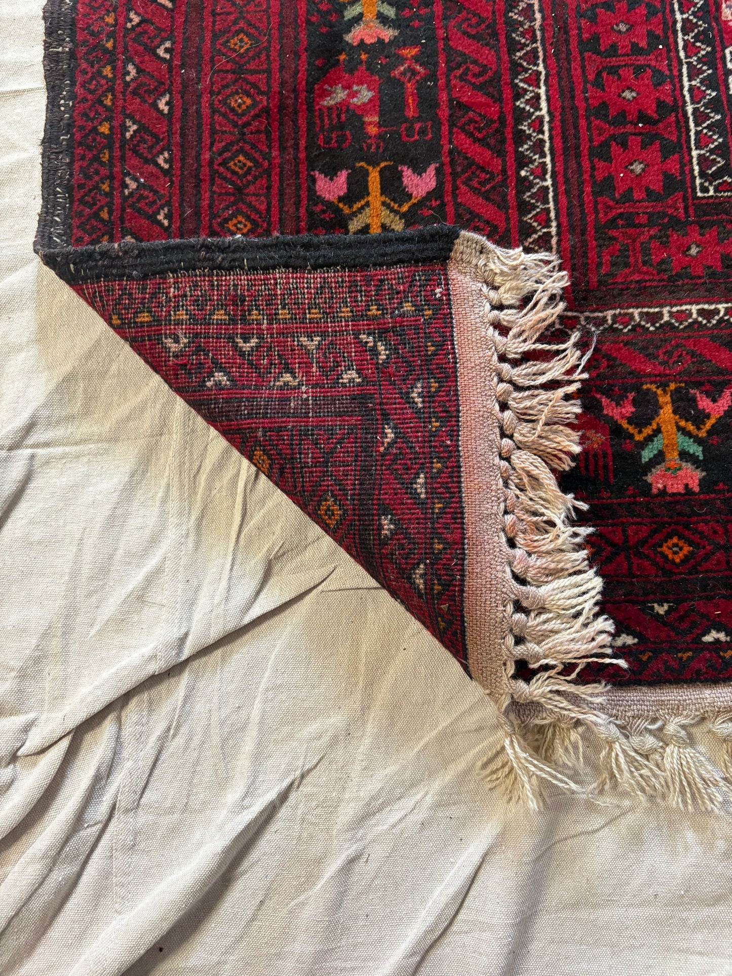 Kazakh Area Rug | 7’ x 3’11”