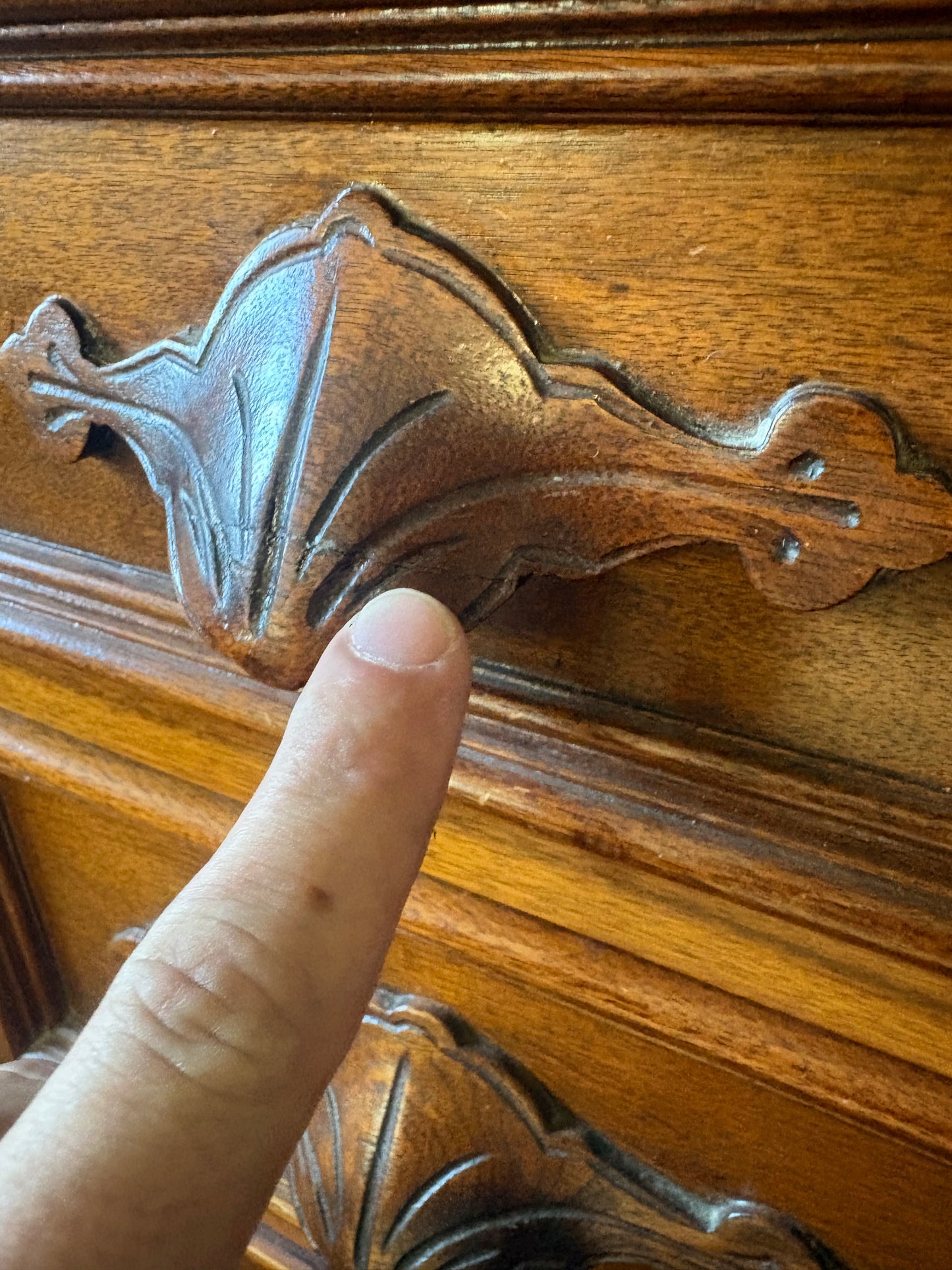 Antique Marble Top Chest of Drawers