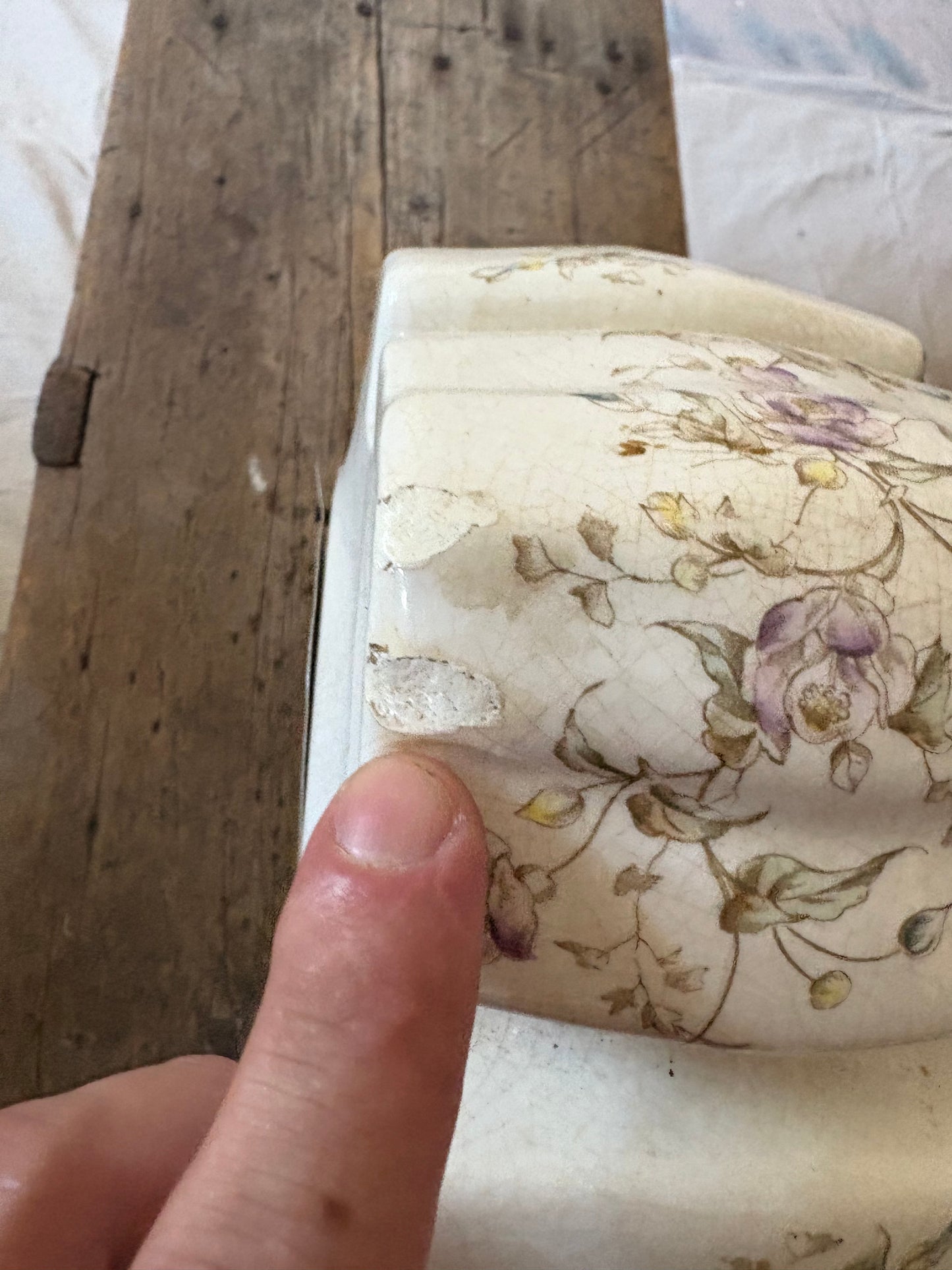 Ansonia Porcelain Mantle Clock