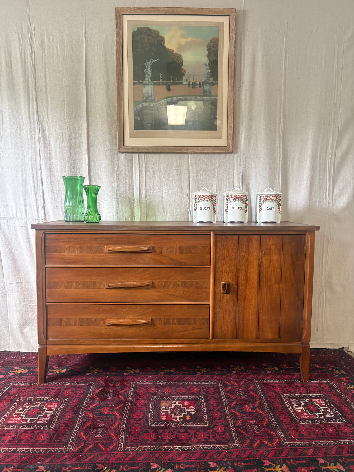 Midcentury Walnut Sideboard