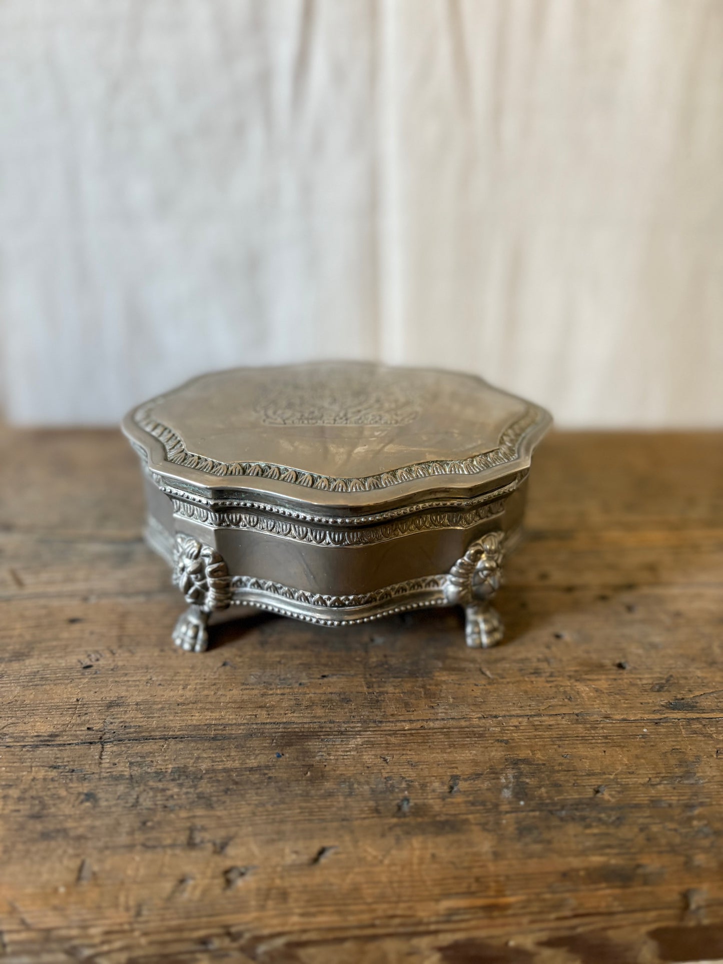 British Royal Arms Jewelry Box